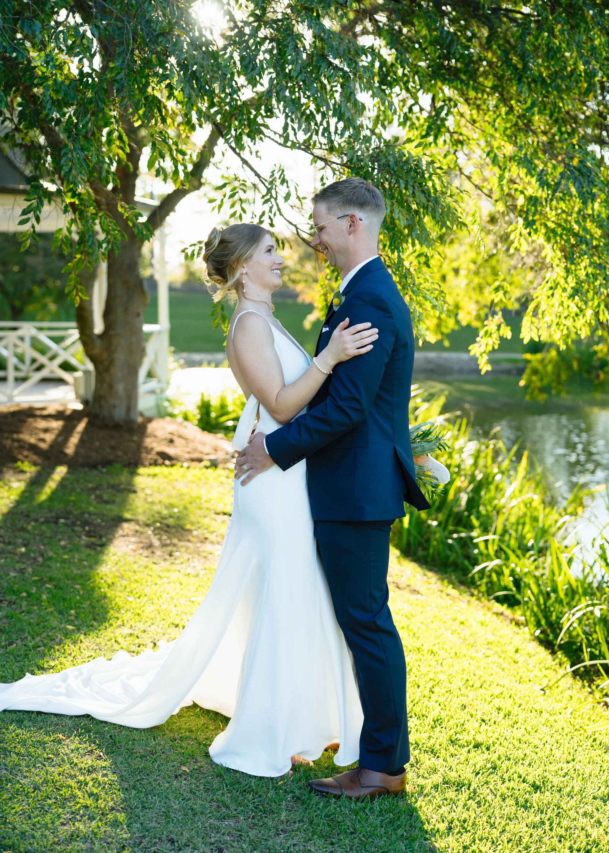 Couple Portrait Under Tree Hunter Valley