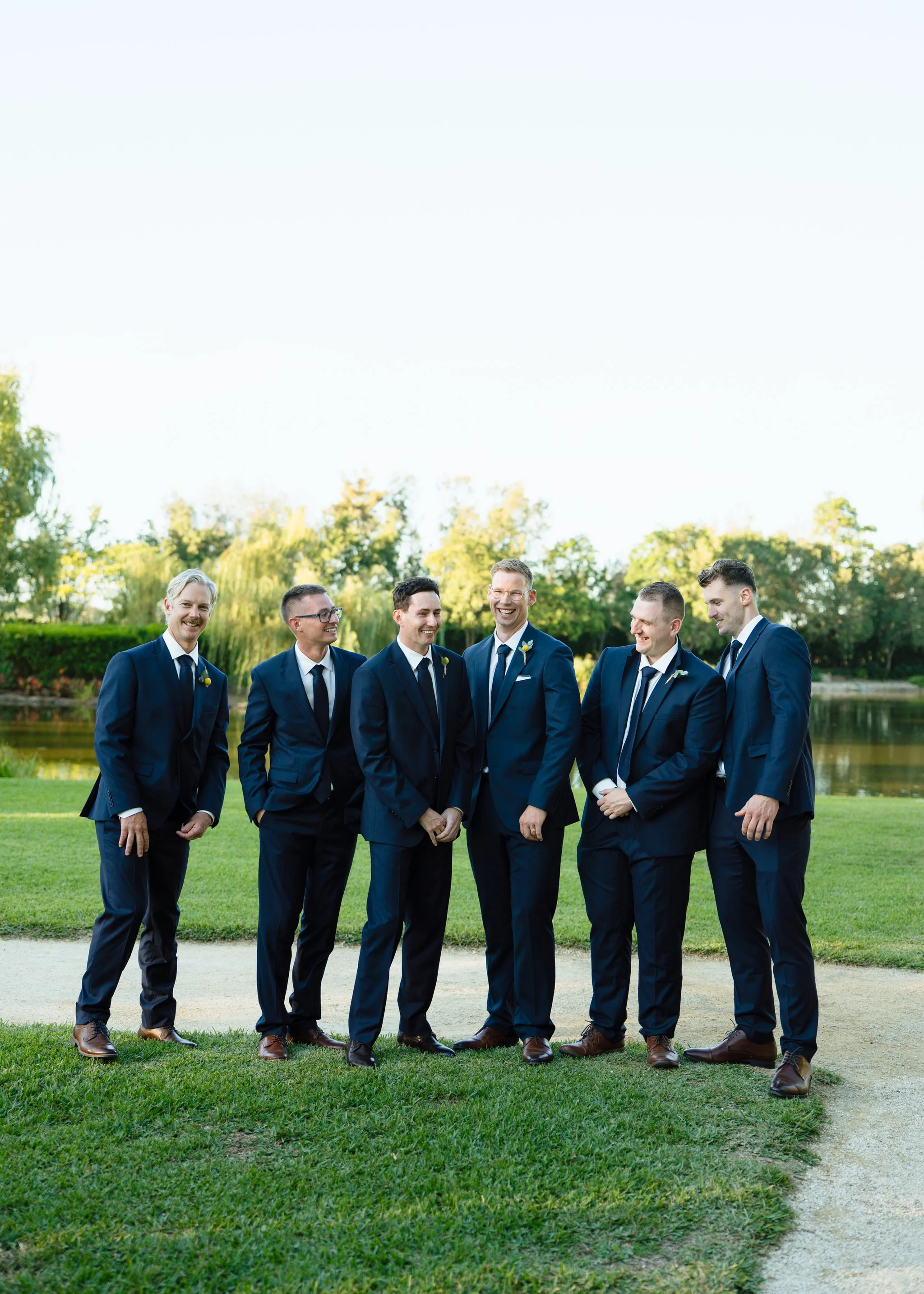 Groomsmen Portrait Hunter Valley Wedding