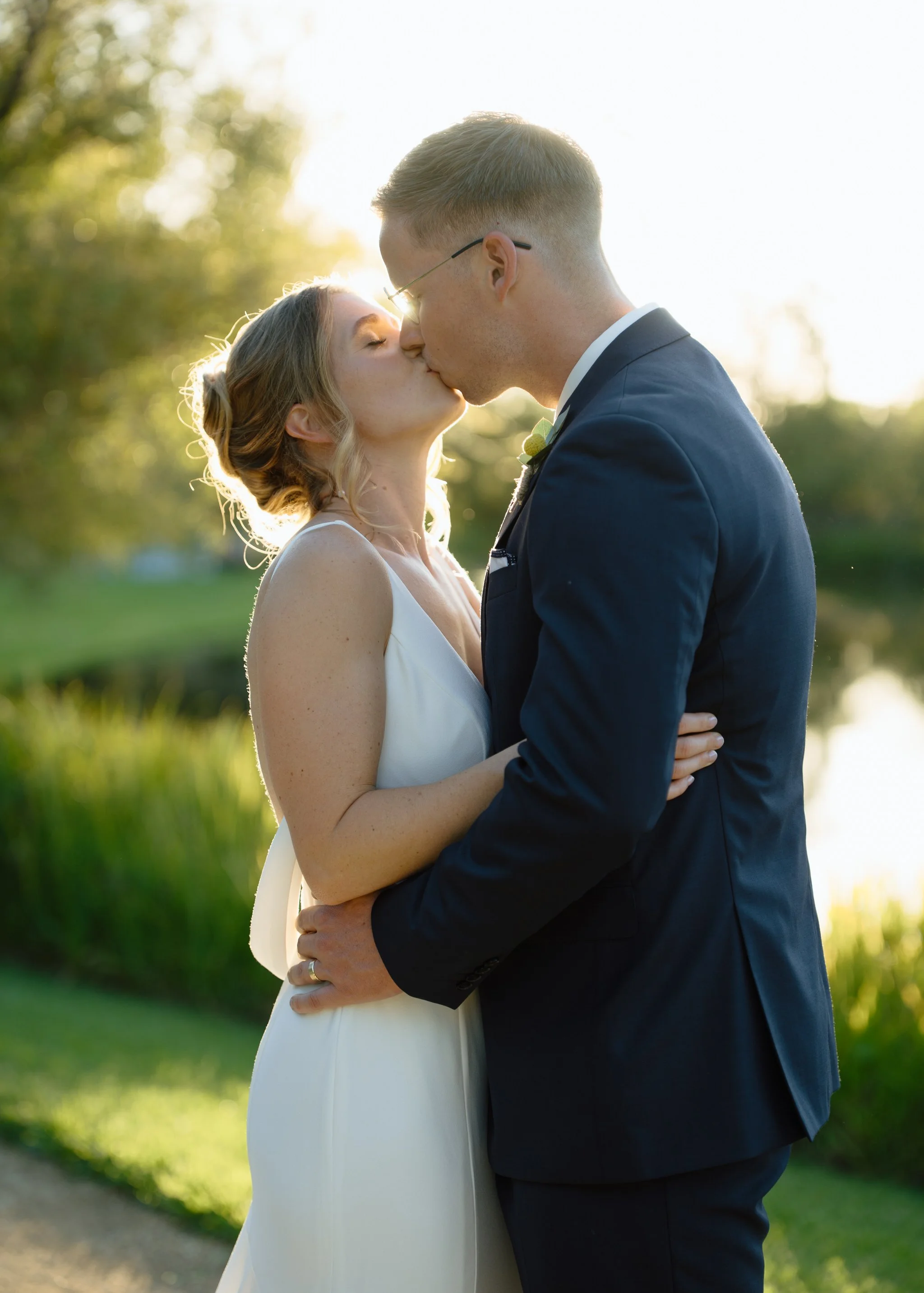 Sunset Couple Portrait Hunter Valley Gardens
