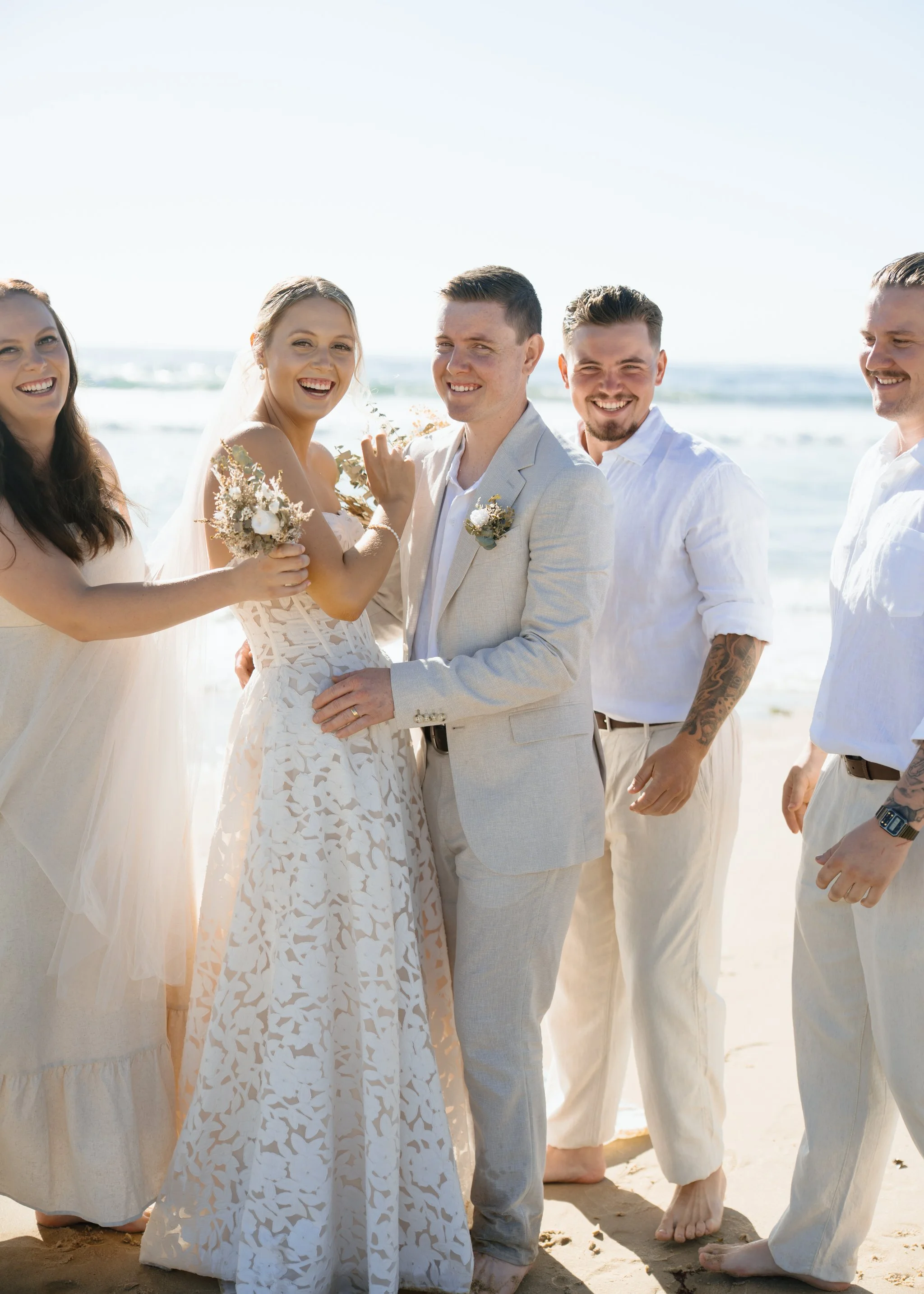 caves-beach-wedding-couple-portrait-friends