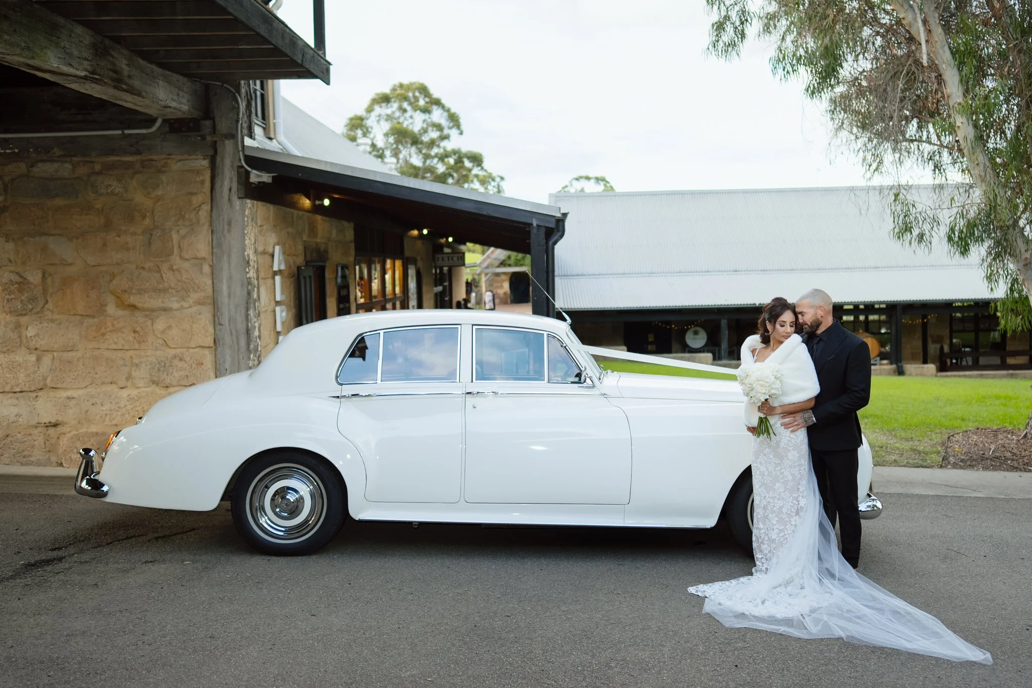 rolls-royce-wedding-portrait-peppers-creek