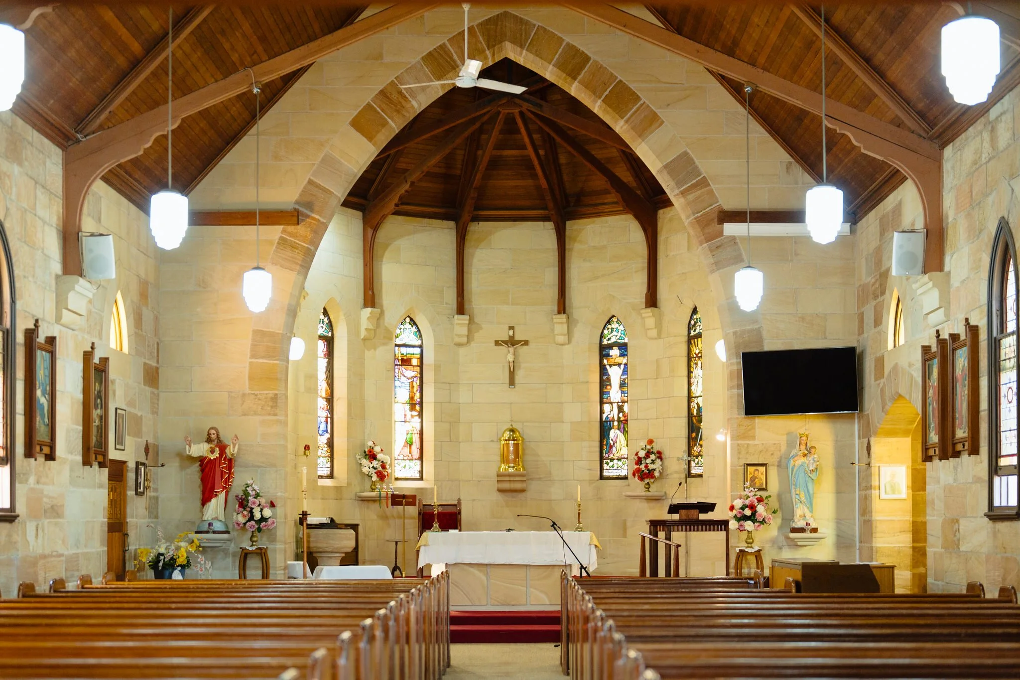 Interior of Merriwa Catholic Church
