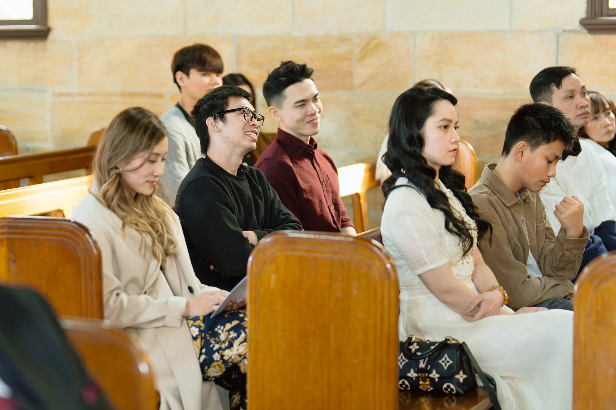 Wedding Guests at Merriwa Catholic Church