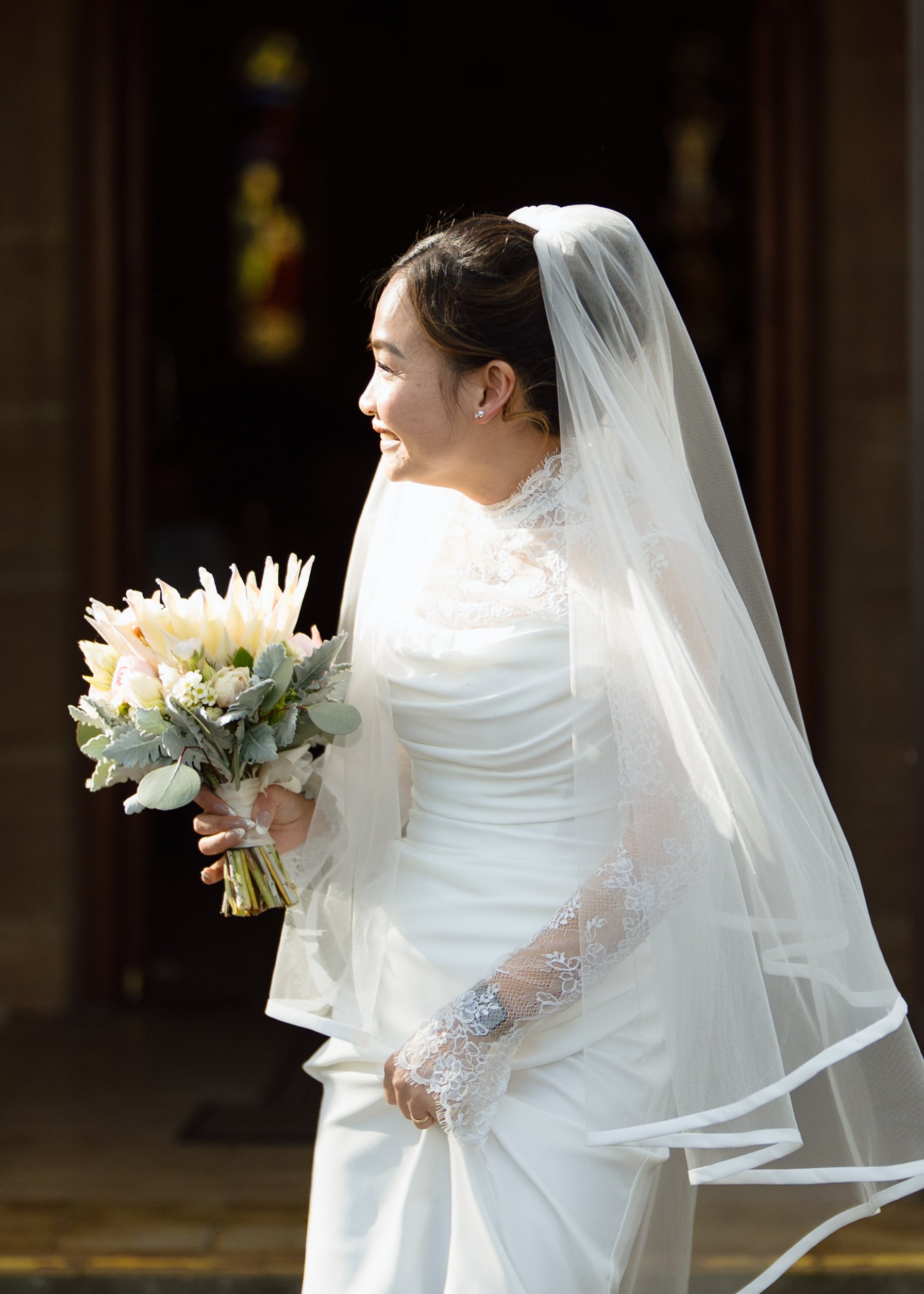 Bridal Portrait at Merriwa Catholic Church