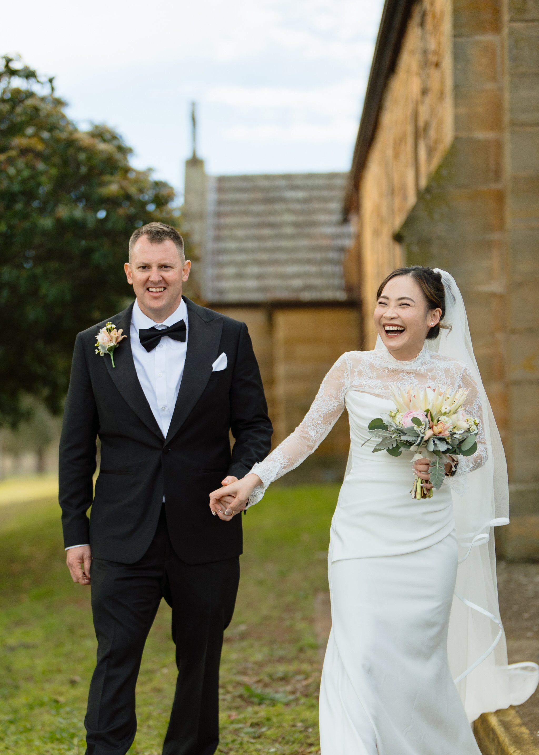 Candid Newlywed Moment in Merriwa