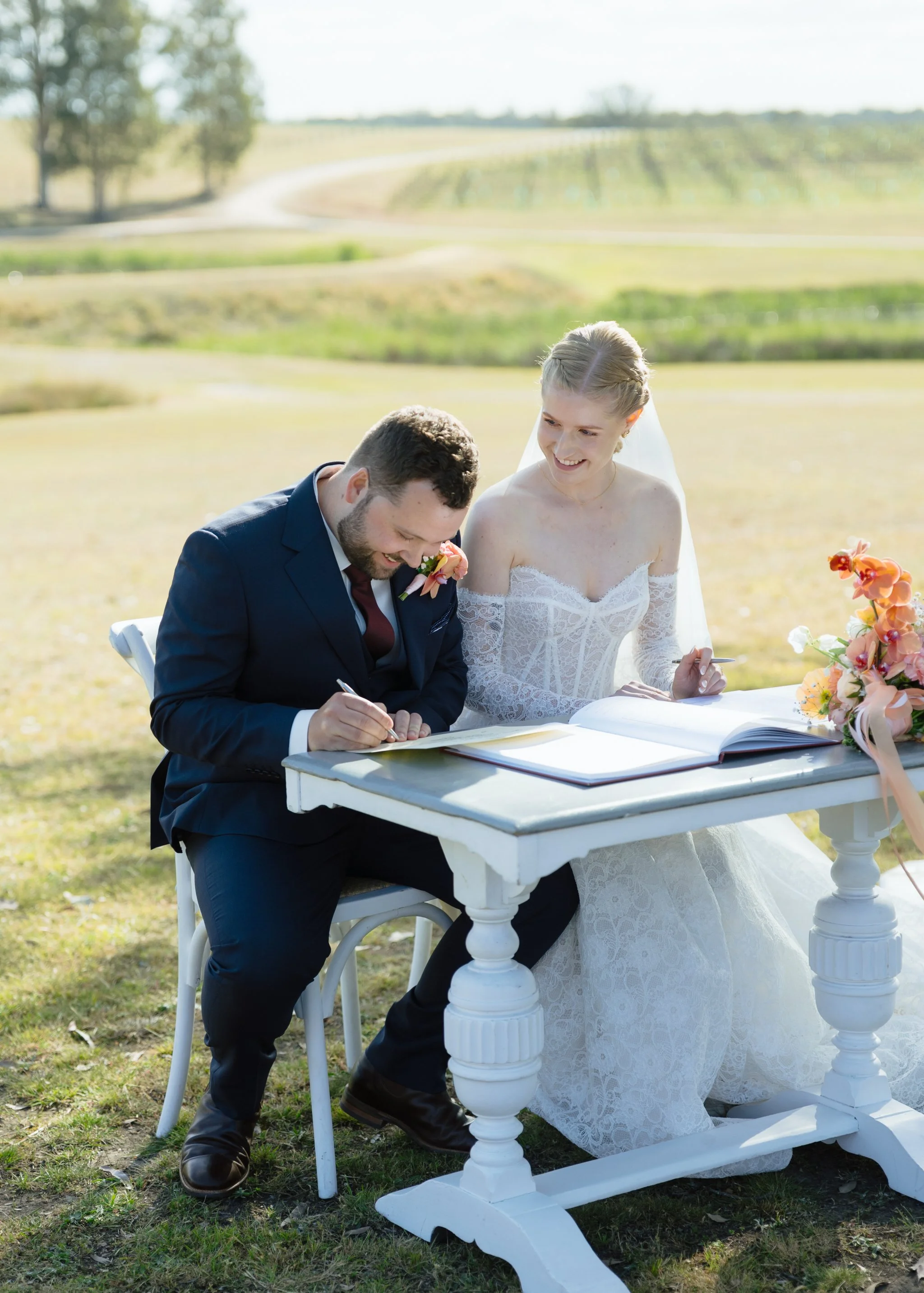 Signing the Marriage Paperwork