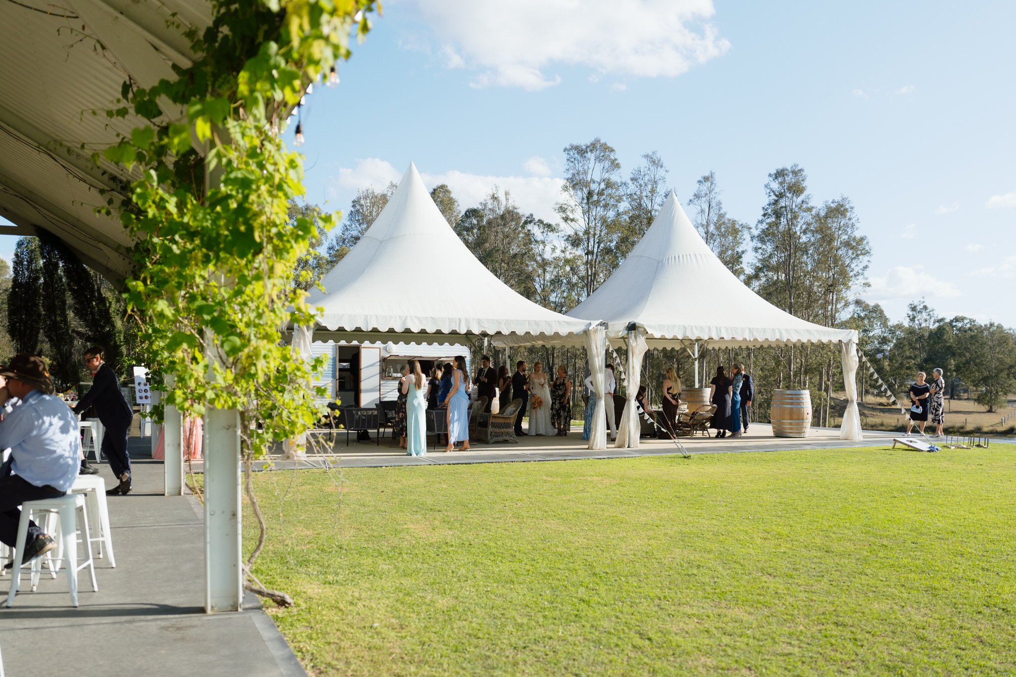Lawn Party Marquees at Squire's Vineyard