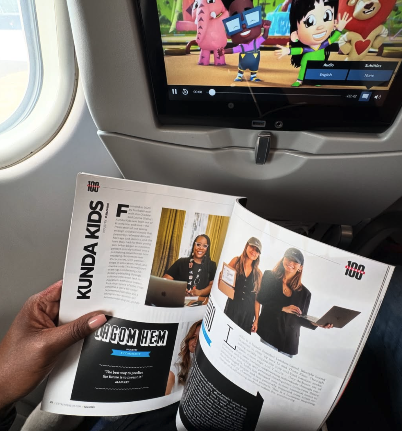 Kunda and Friends on Brussels Airlines