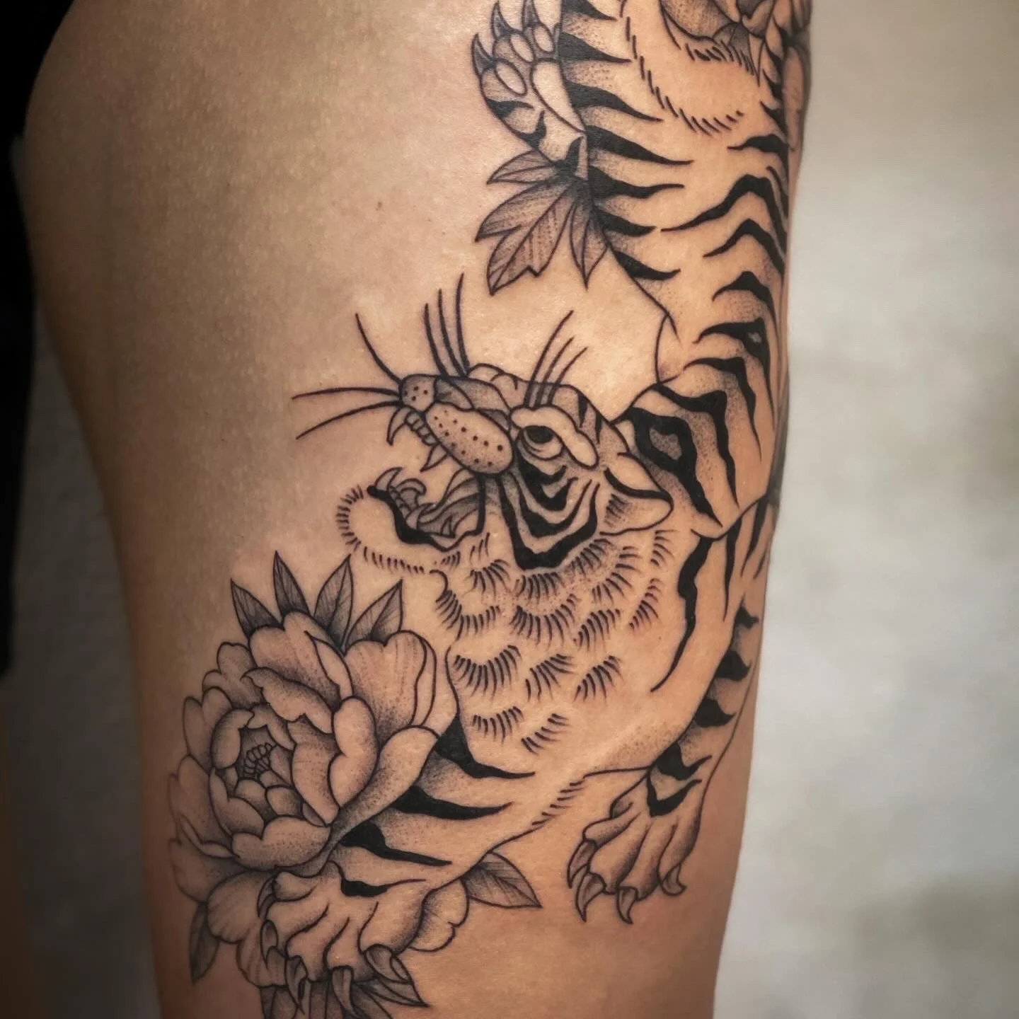 Traditional inspired Tiger for Medina! 
Thank you!

If you are interested in something in that style, it is very welcome! Just get in touch.

Almost any style or size is welcome with us!
Just let us know your idea and we will figure something out wit