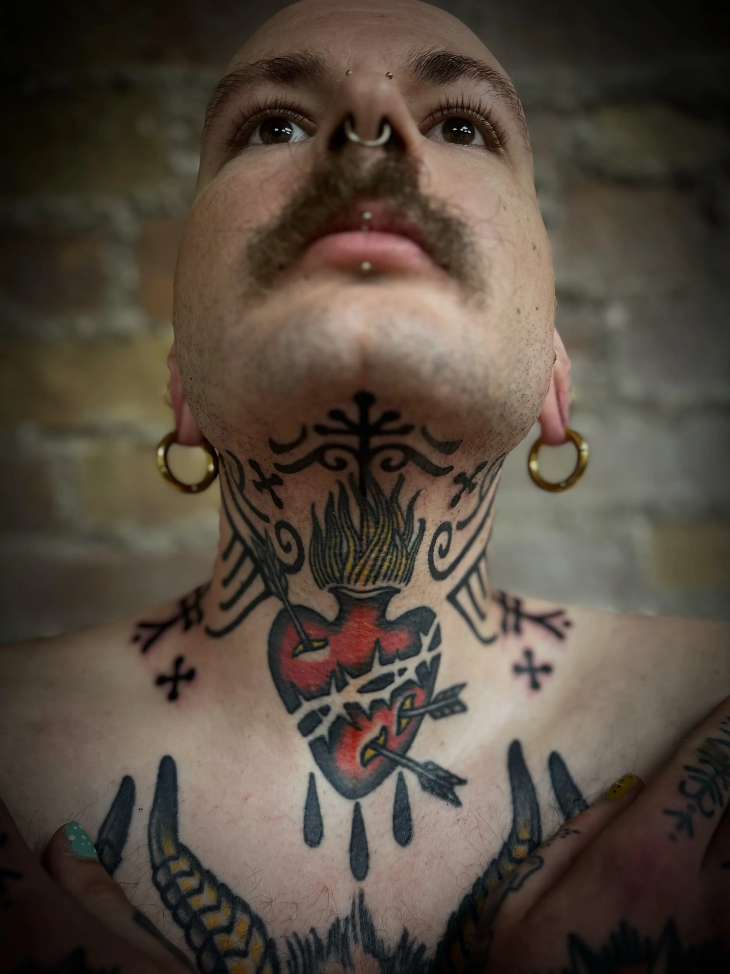 Ornamental Done by @annicannellonie for the lovely @fantaundpappbecher_ 💛
Next to some sick work of @bluehands_tattooer 

#ravensburgtattoo #necktattoo #ornamentaltattoo #finelinetattoo #traditionaltattoo