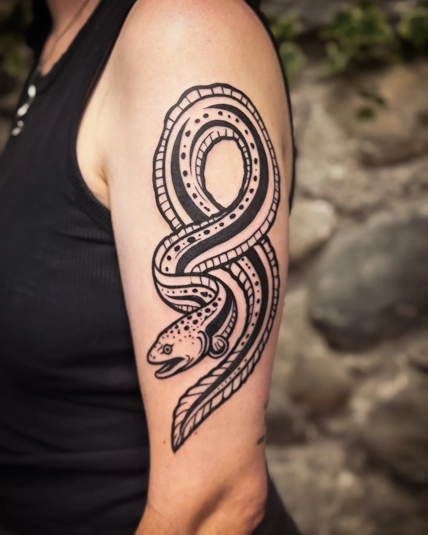 Luise mag Schlangen, aber jeder hat Schlangen. Logische Schlussfolgerung, wir machen einen Aal.
Be Like Luise.

Tatowiert von @elias.samuel.artist 

www.goldenhearts-tattoo.de
&mdash;&mdash;&mdash;&mdash;&mdash;&mdash;&mdash;&mdash;&mdash;&mdash;&mda