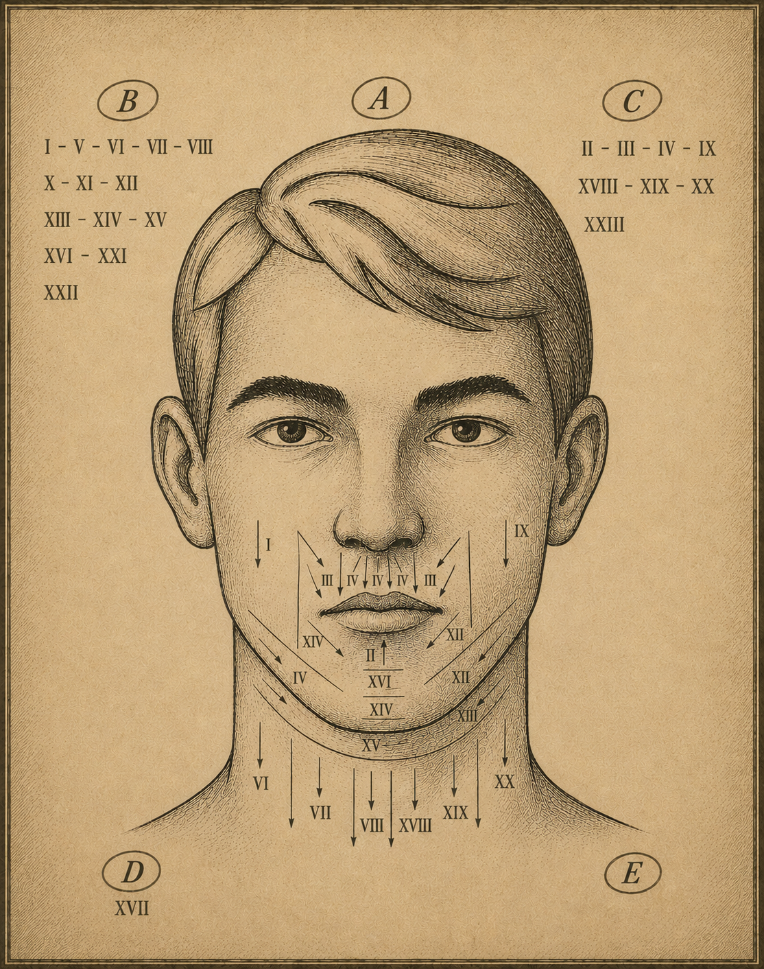 The Strokes of the Italian Shave 