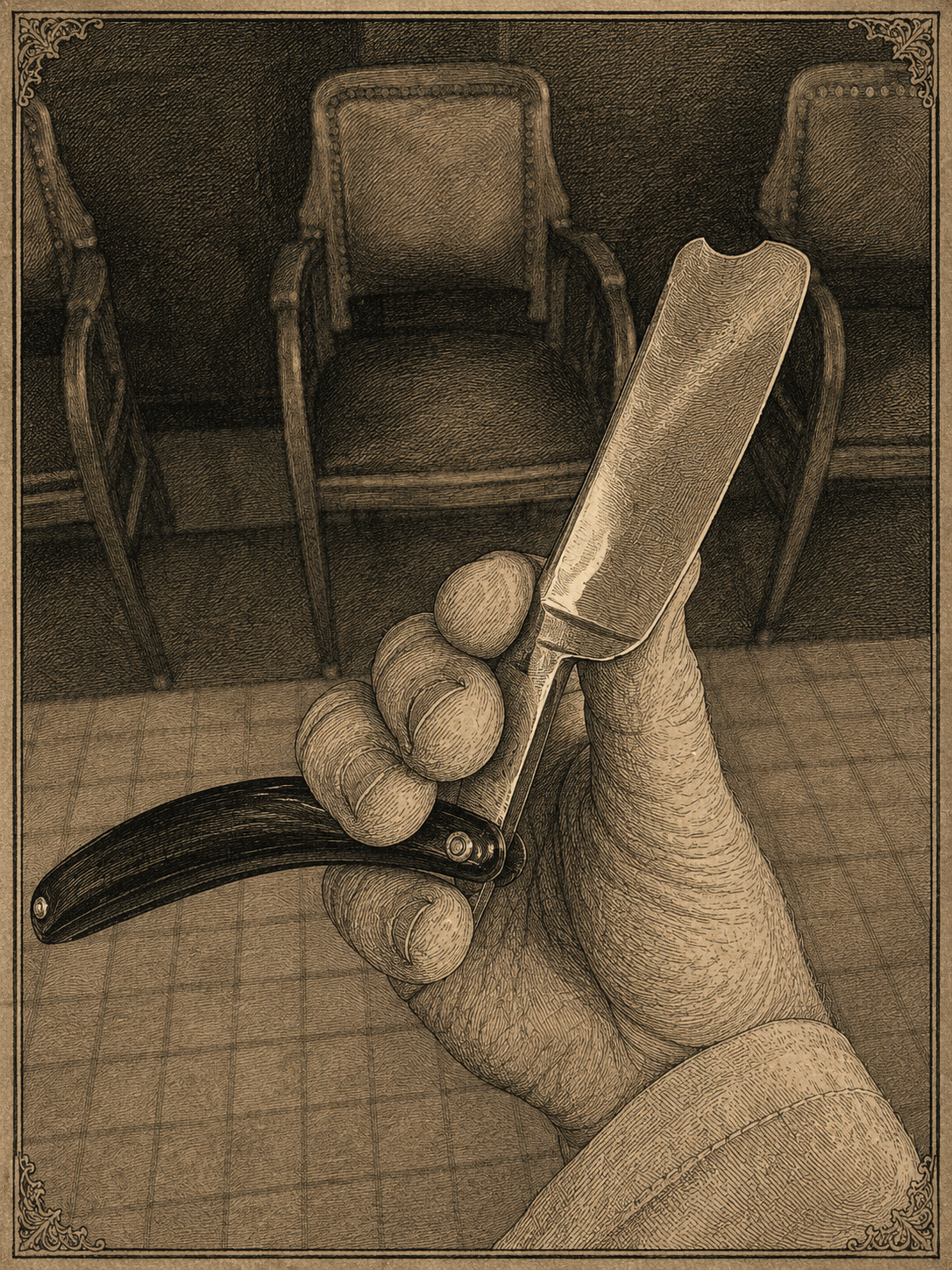 How To Hold A straight Razor? 