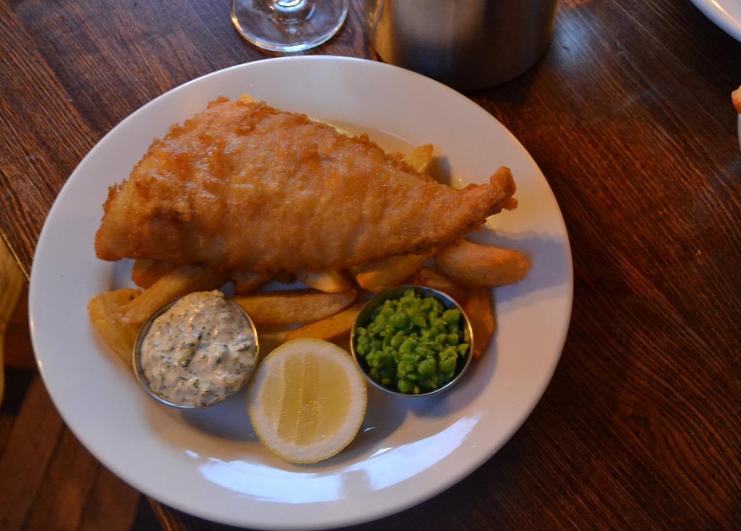 Yes! 

Beer Battered Cod &amp; Triple Cooked Chips, mushy peas &amp; homemade tartare sauce are on the menu. 

#EastOxford #OxfordPub #FishFriday #OxfordFood #Fishandchips #ThePortMahon