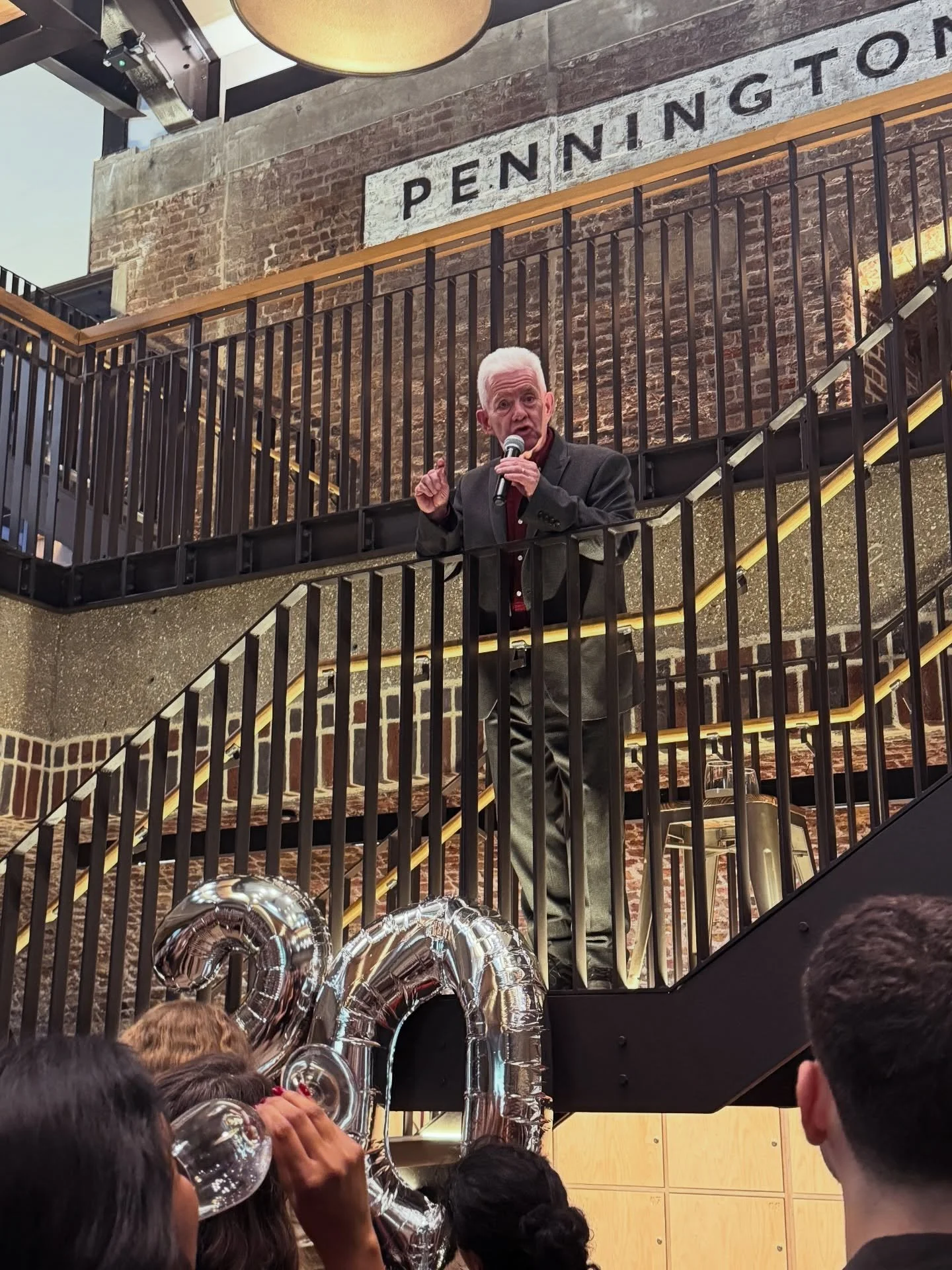 Celebrating 20 years of the 
@academyofurbanism in the beautiful Rum Warehouse hosted by @jtp_placemaking.
Some great memories shared and a final sonnet (make it a double) from Ian McMillan