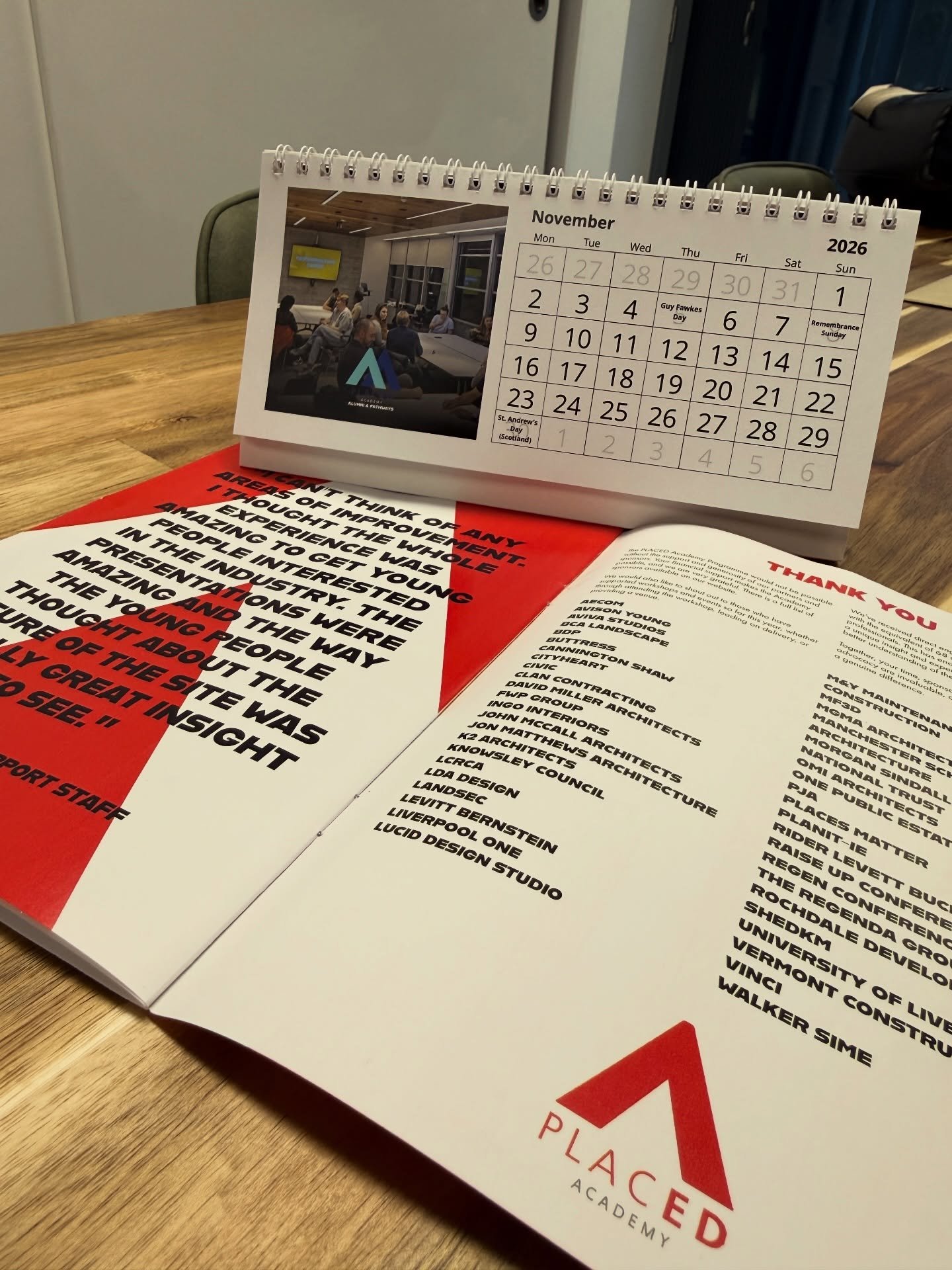 Lovely to receive a reminder this morning of our sponsorship and participation in @placed_ed Academy activity. 
It&rsquo;s been great to be able to play a part in increasing the reach and impact of the Academy across the North West - we are constantl