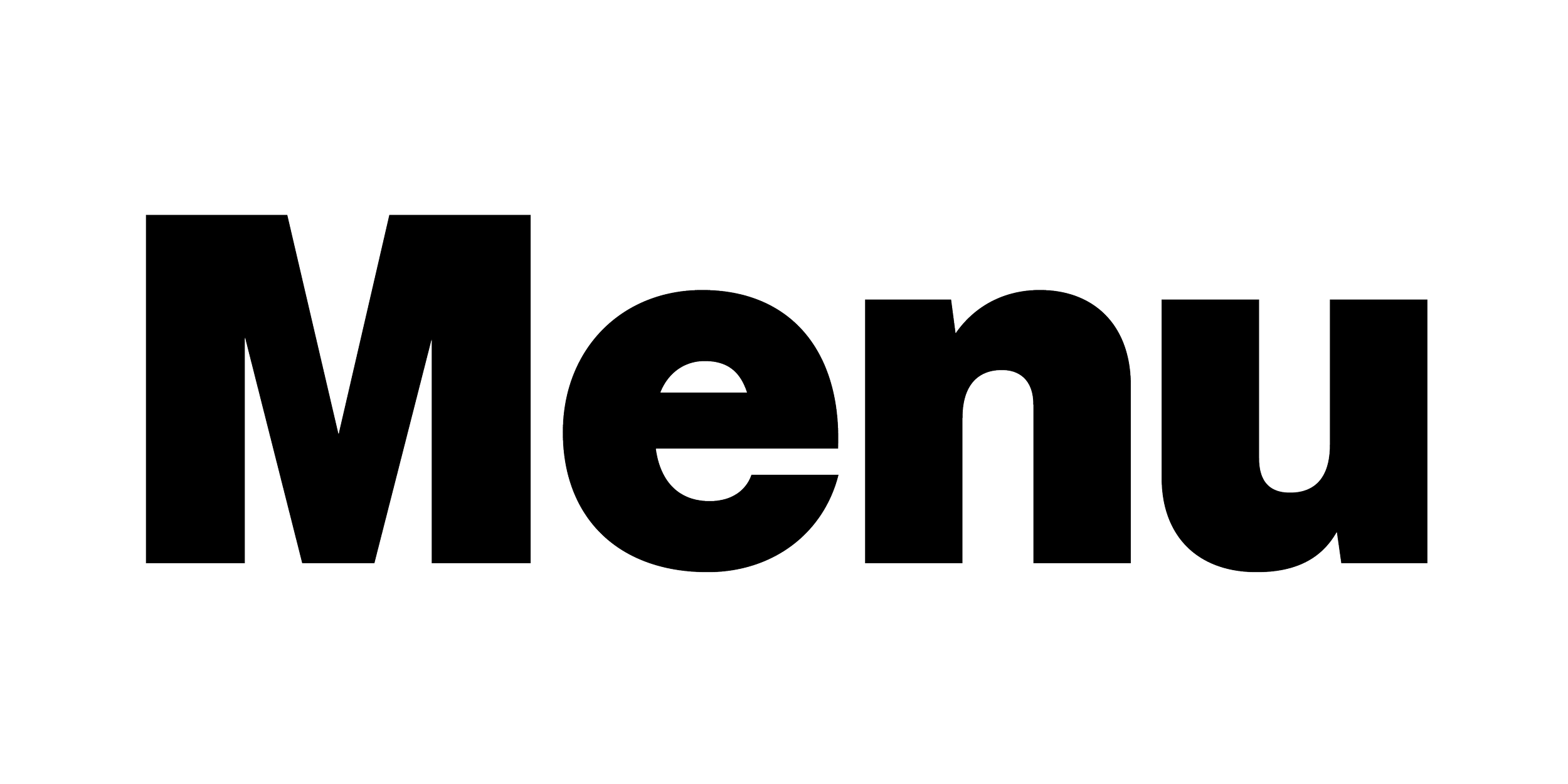 The word "Merrill" outlined in white on a black background.