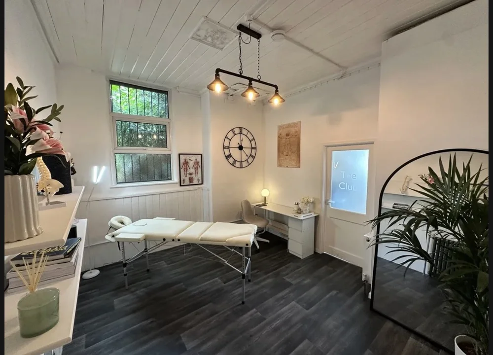 Treatment room at AesthetiSKN Cheadle Hulme, inside The Club