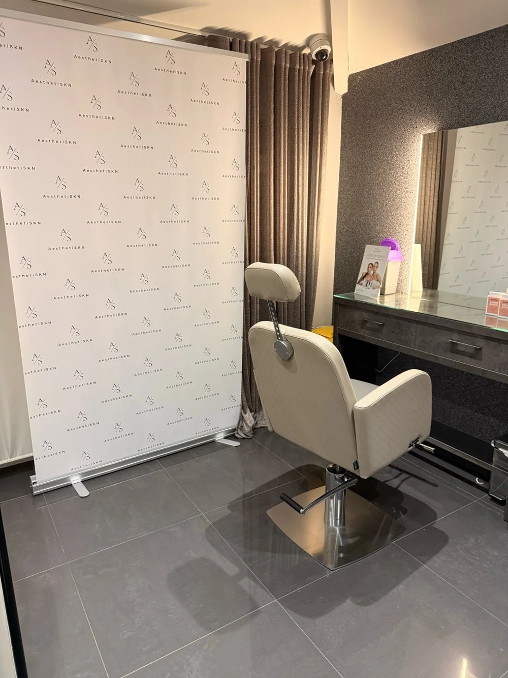 The AesthetiSKN treatment room in Stoke-on-Trent