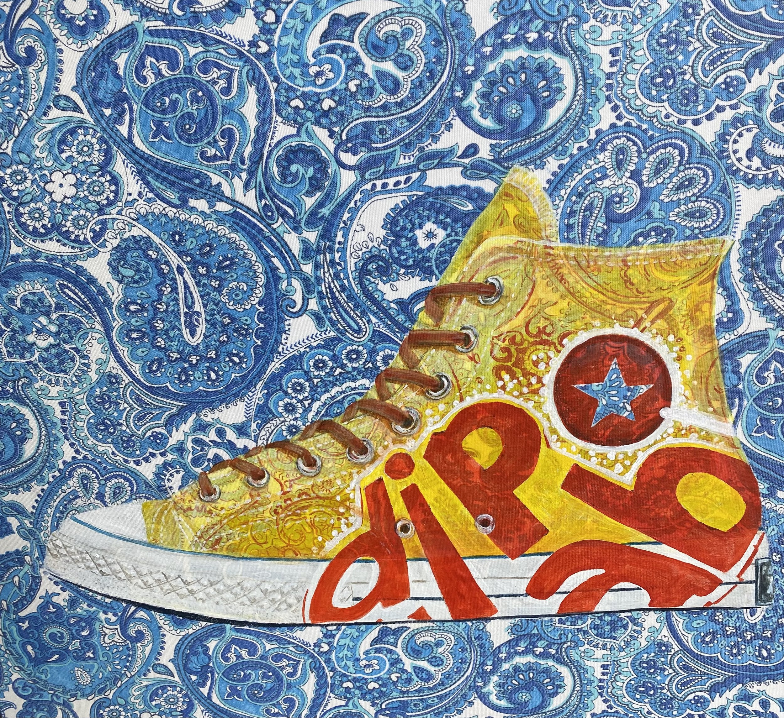 PAISLEY DAYS 60.5 X 50.5CMS