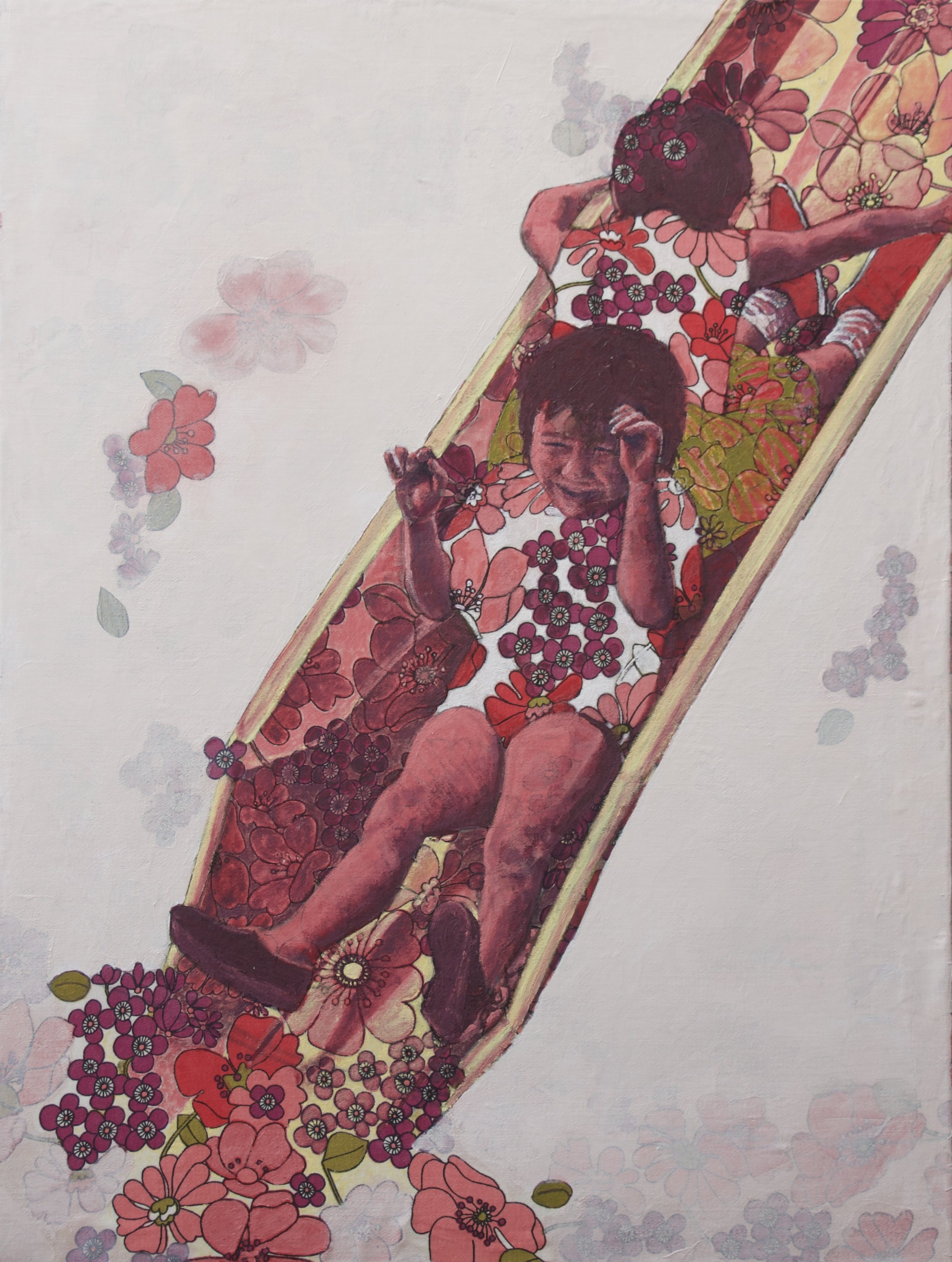 WHEN NO ONES LOOKING 60x80cms
