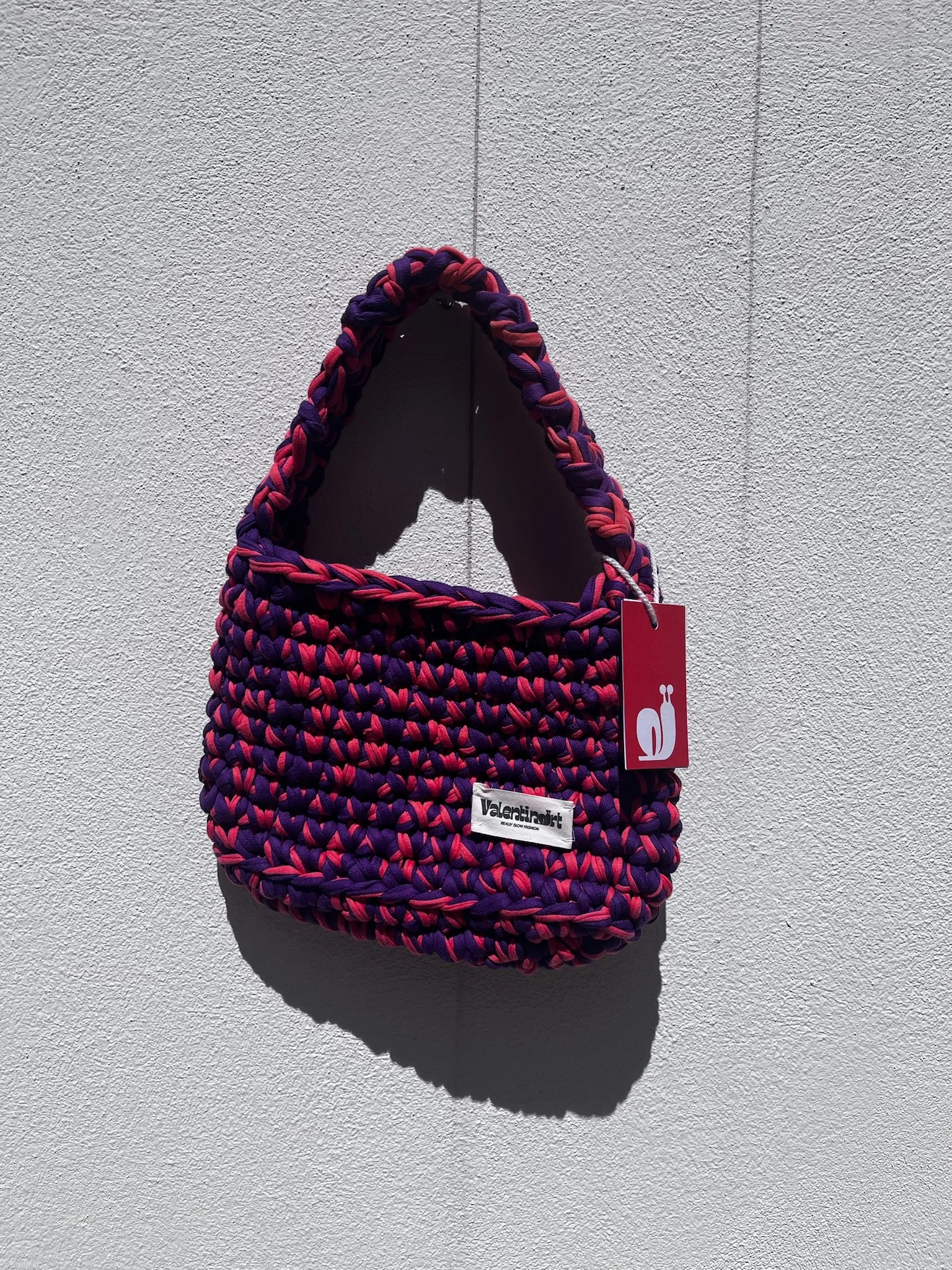 LOOPIE BAG // purple orange