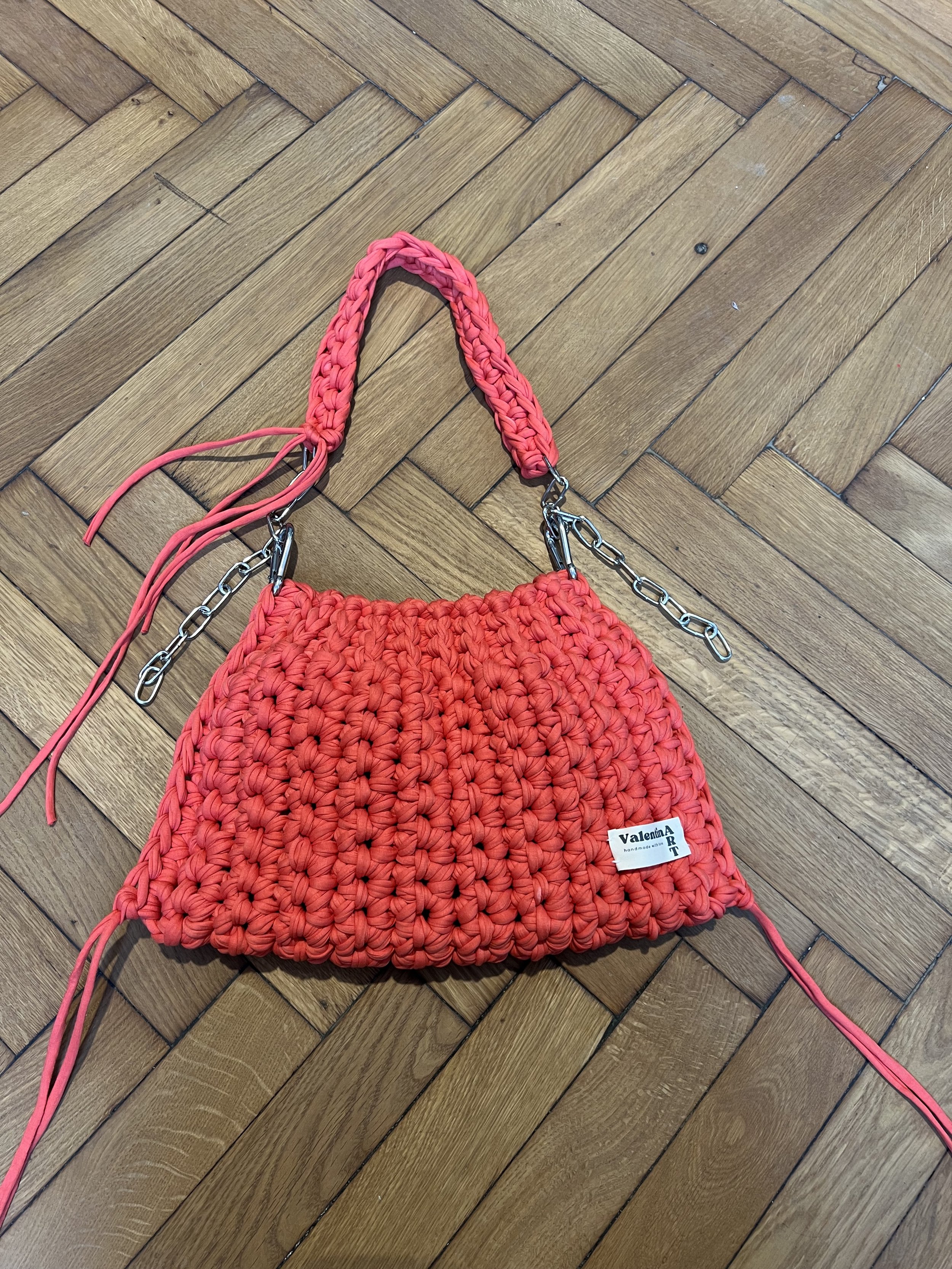 BAGGLE BAG (maxi) / coral