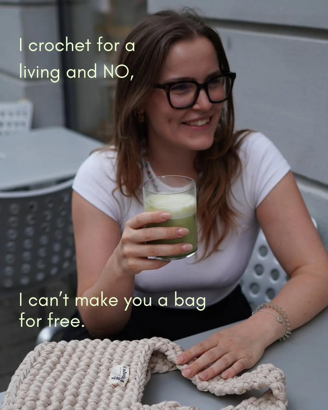 Why I can't make you a bag for free. 🙂&zwj;&harr;️

 #crochetdesigner #creator #creatives #crochetart #crochetpatterns