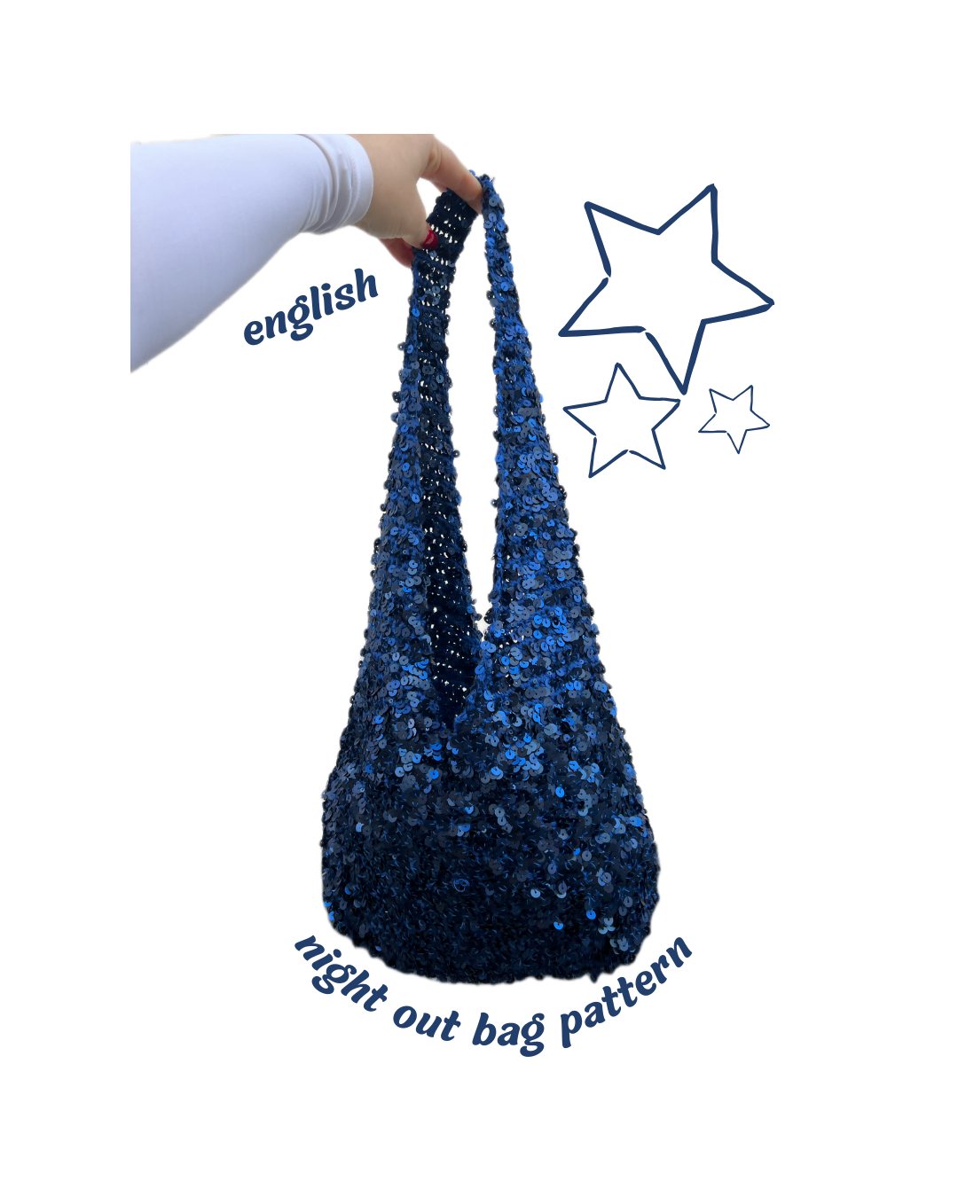 night out bag crochet pattern (english)