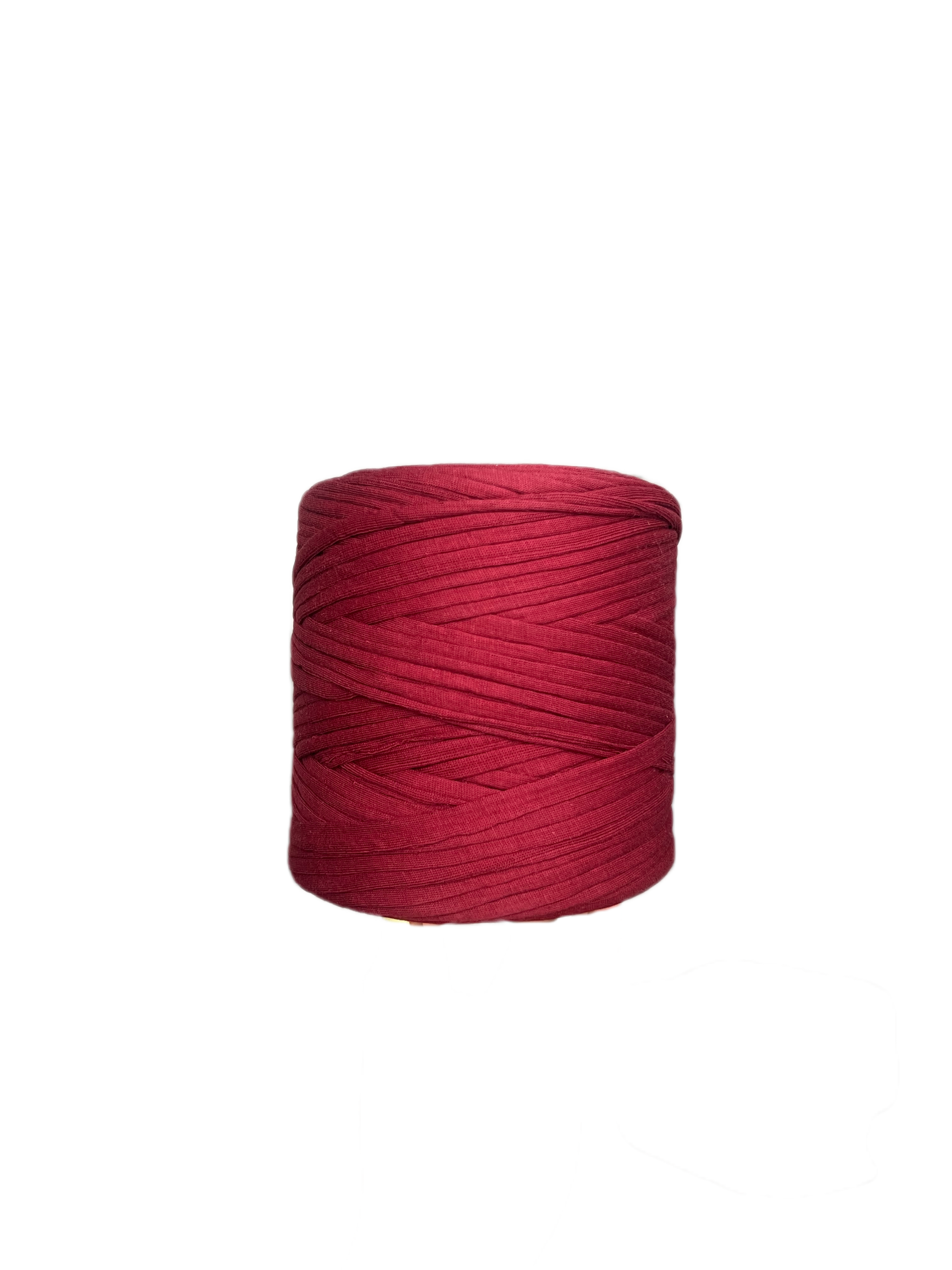 T-SHIRT YARN wine red 120m/700g
