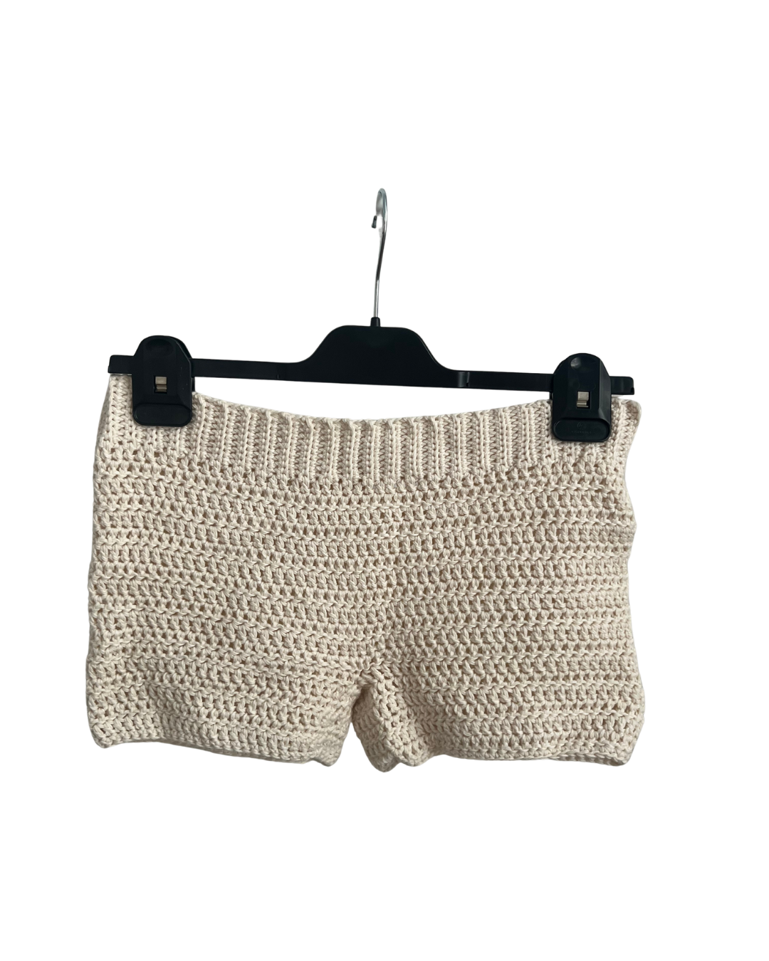 crochet micro shorts / size S