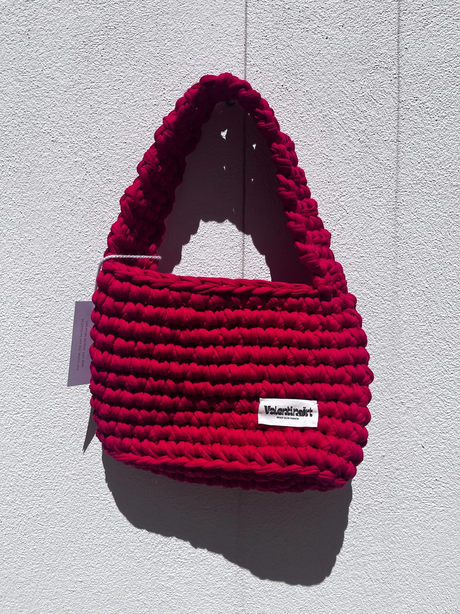 LOOPIE BAG // cherry red