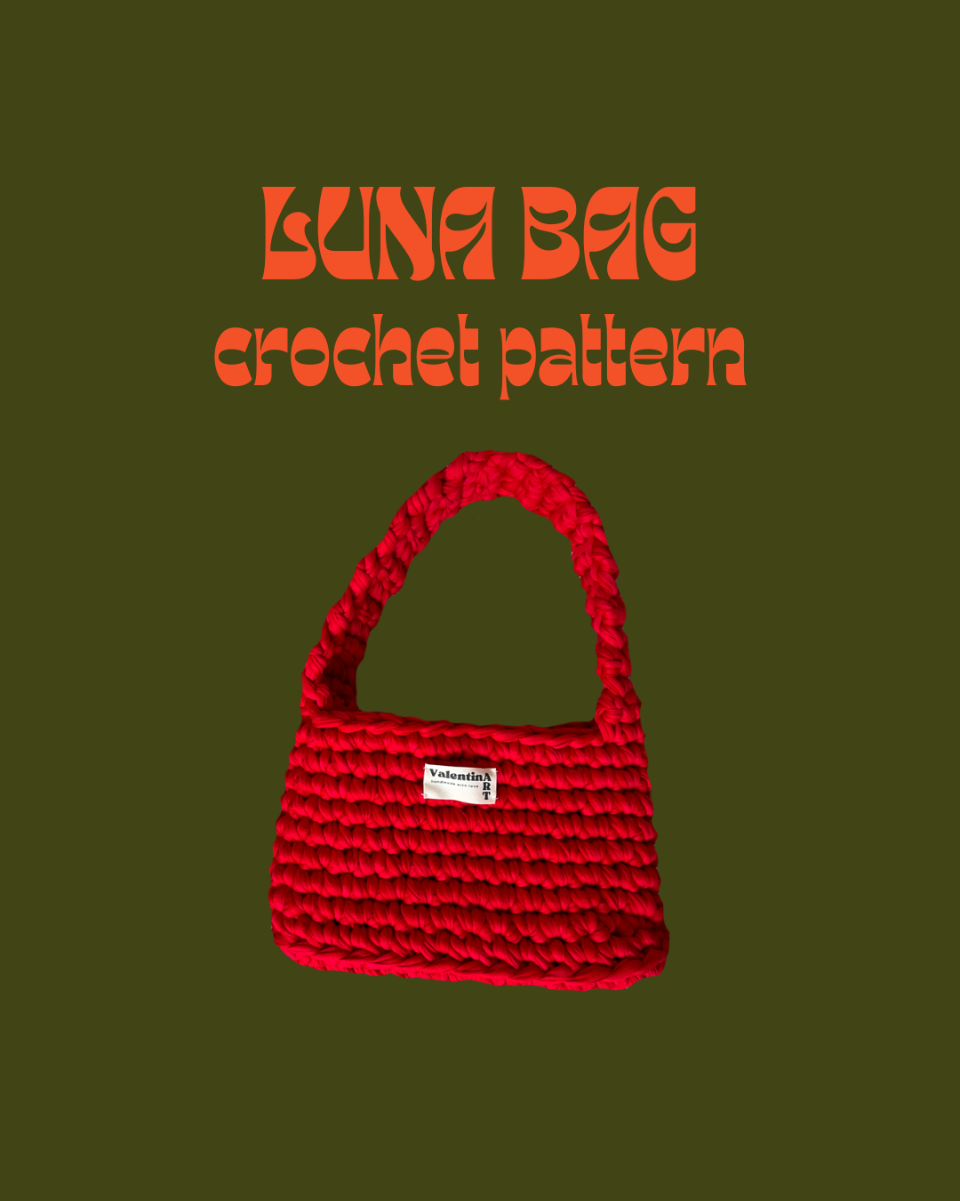 Luna Bag Pattern - crochet shoulderbag pattern (english)