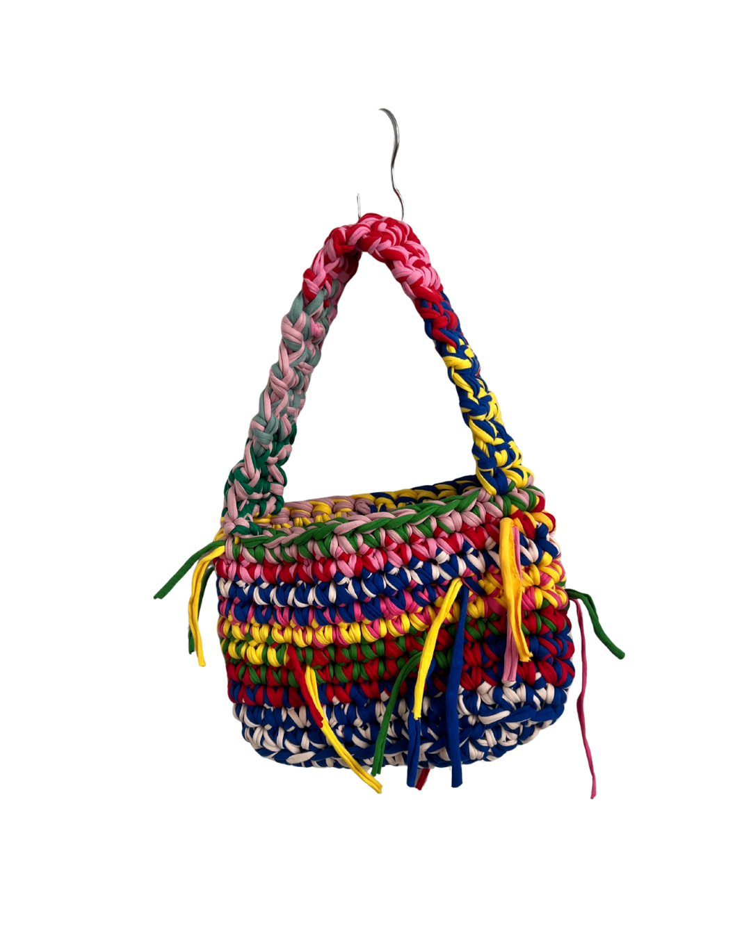 Loopie rainbow bag with fringes 1