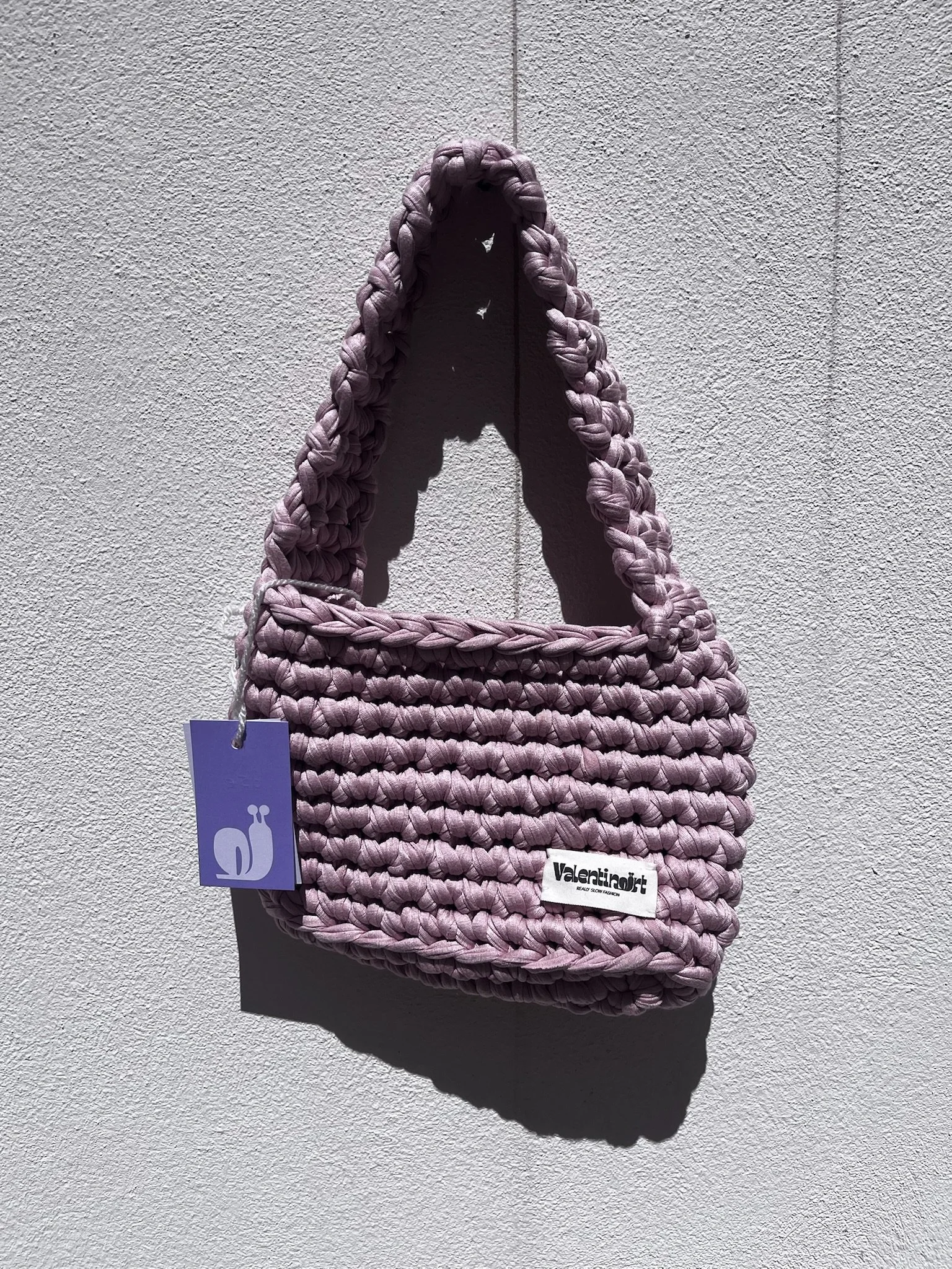 LOOPIE BAG // shiny rosé