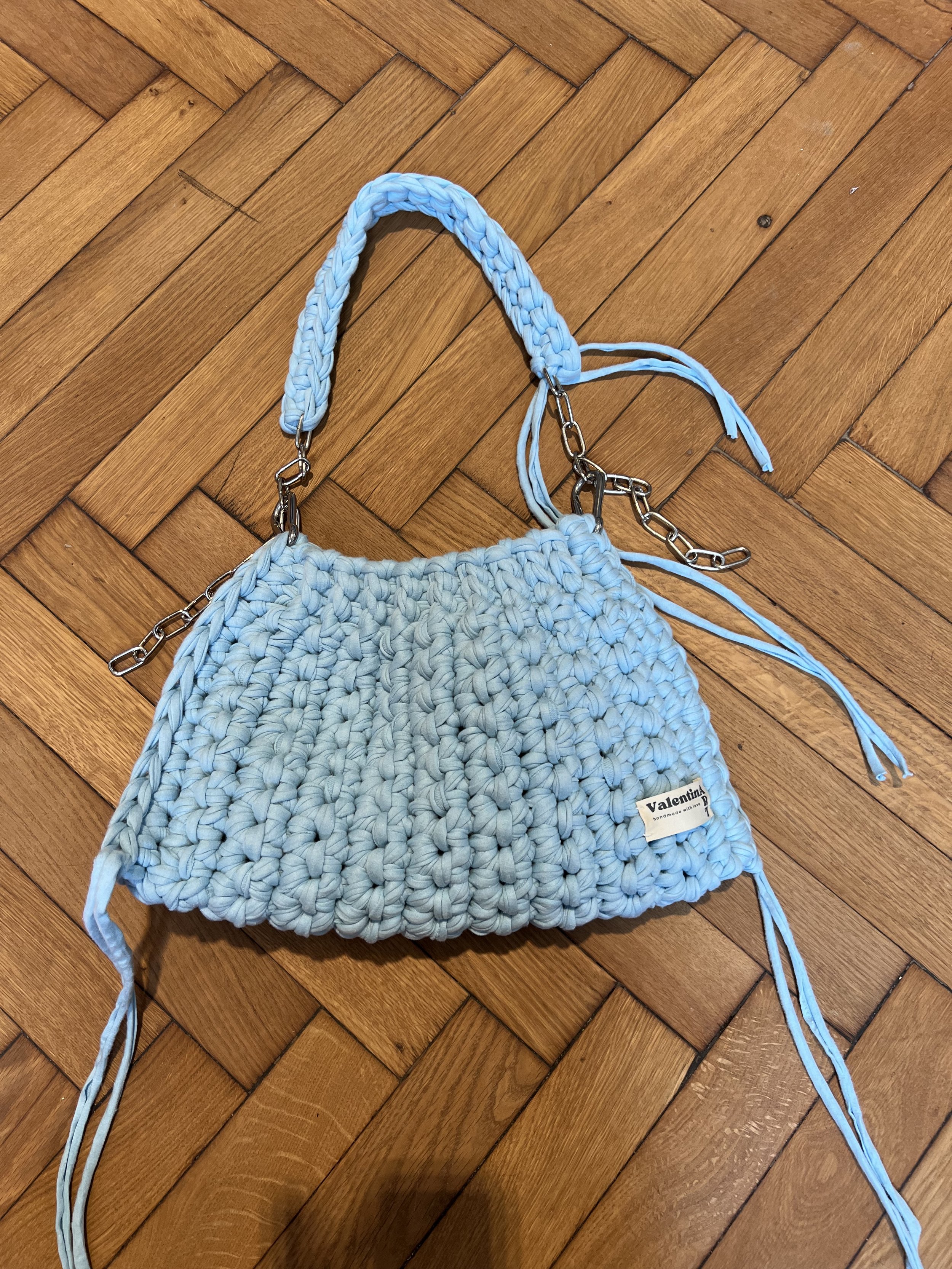 BAGGLE BAG (maxi) / baby blue