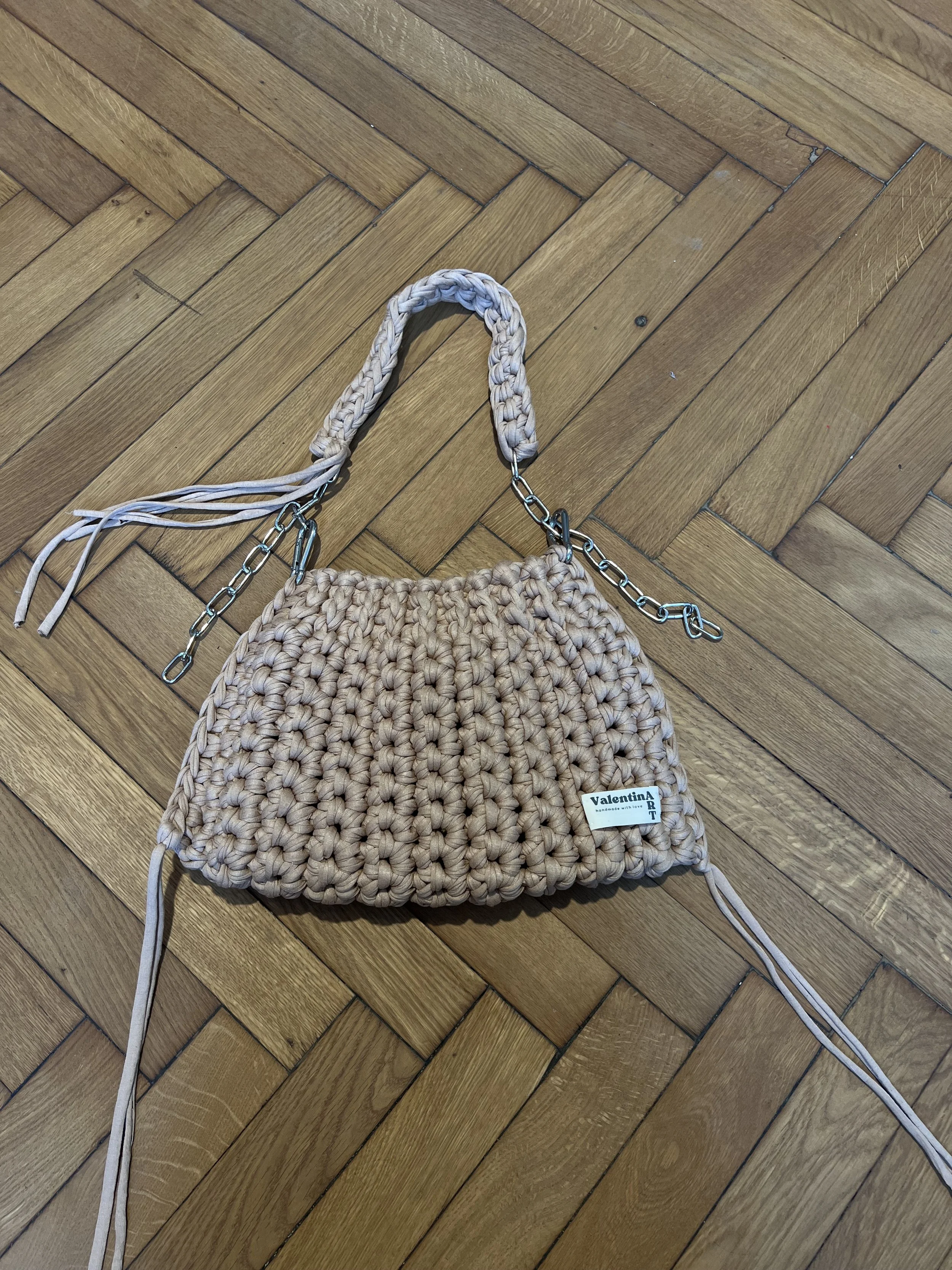 BAGGLE BAG (maxi) / champagner beige