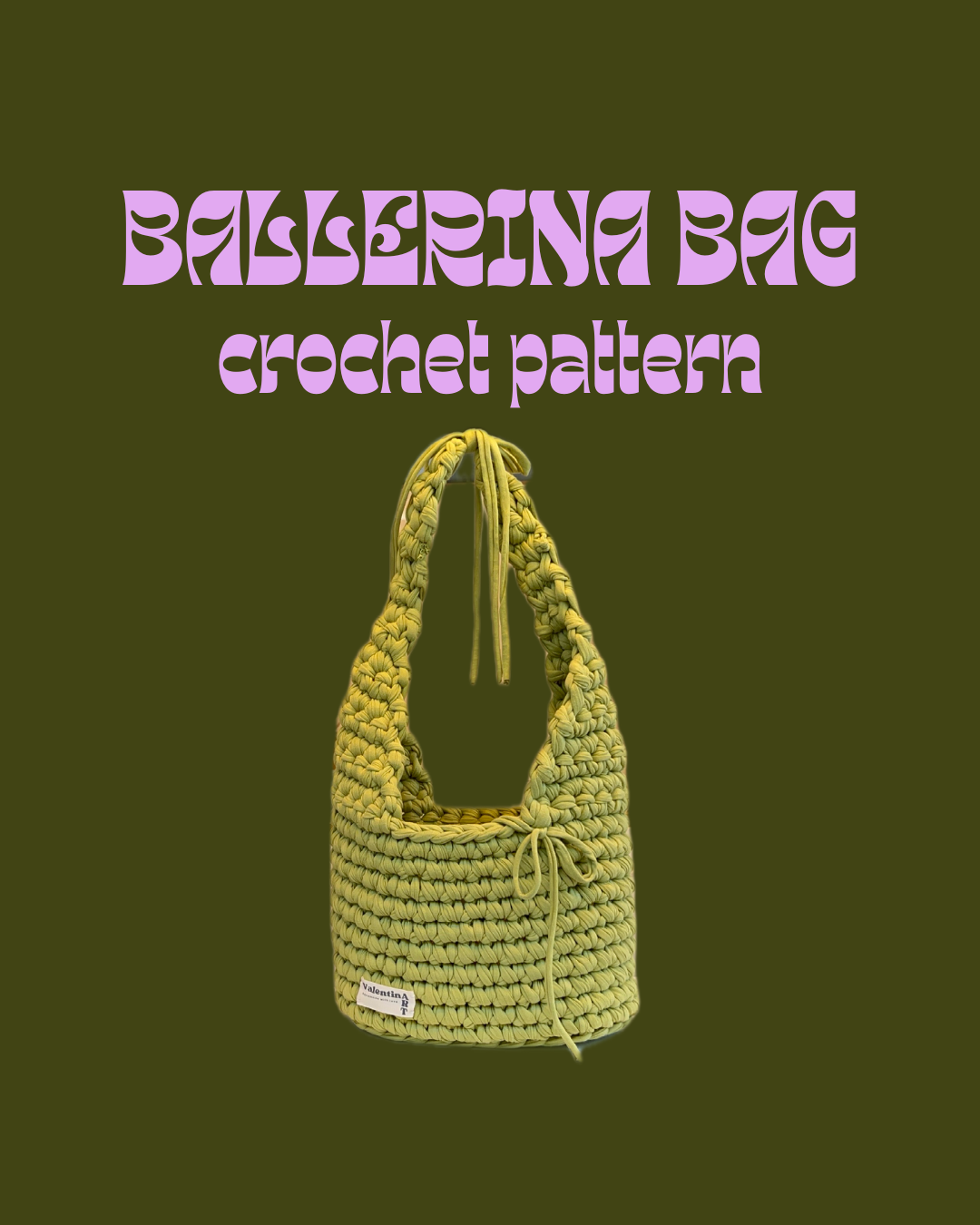 ballerina bag crochet pattern incl. full video tutorial (english)