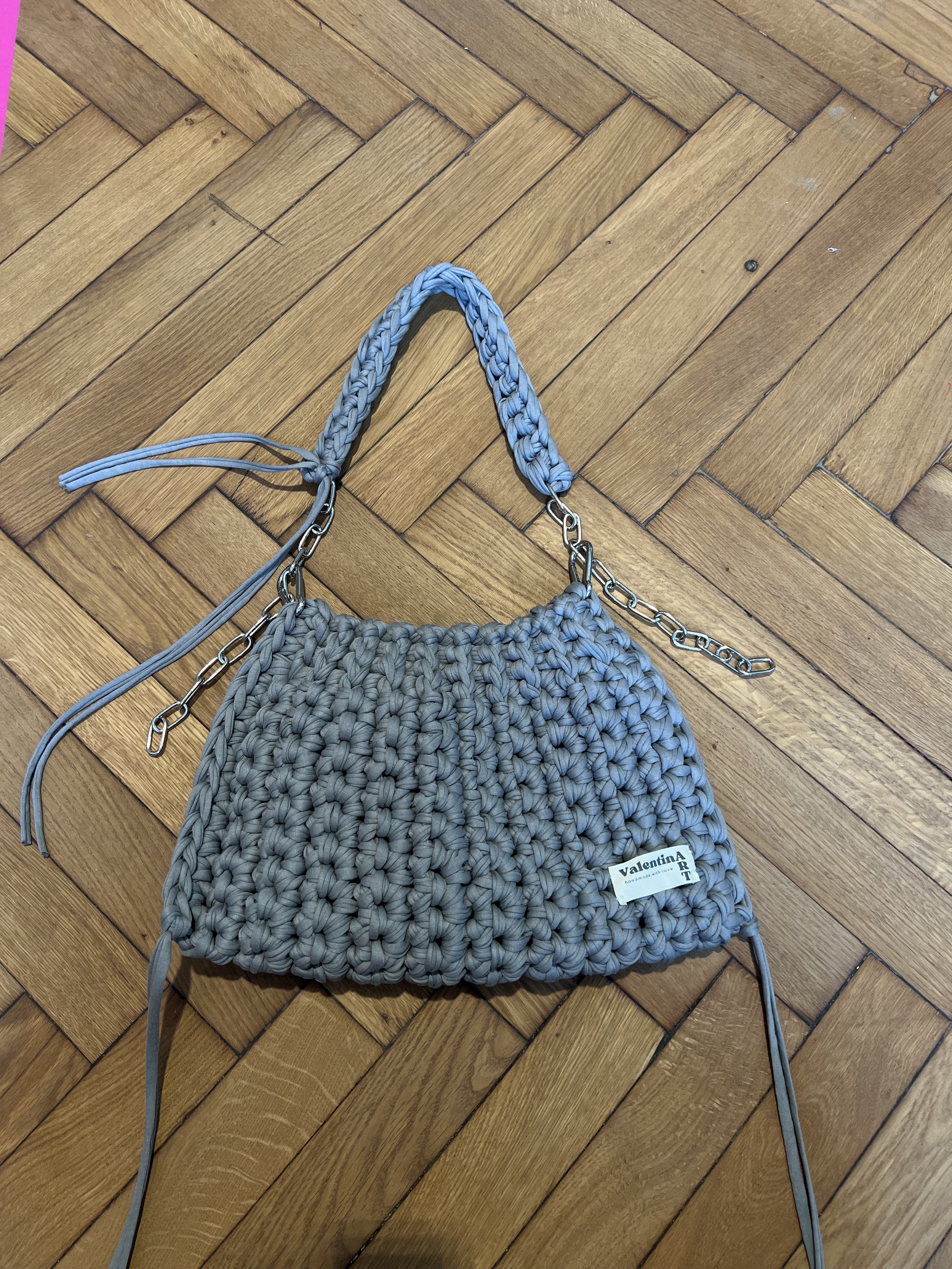 BAGGLE BAG (maxi) / ashen grey