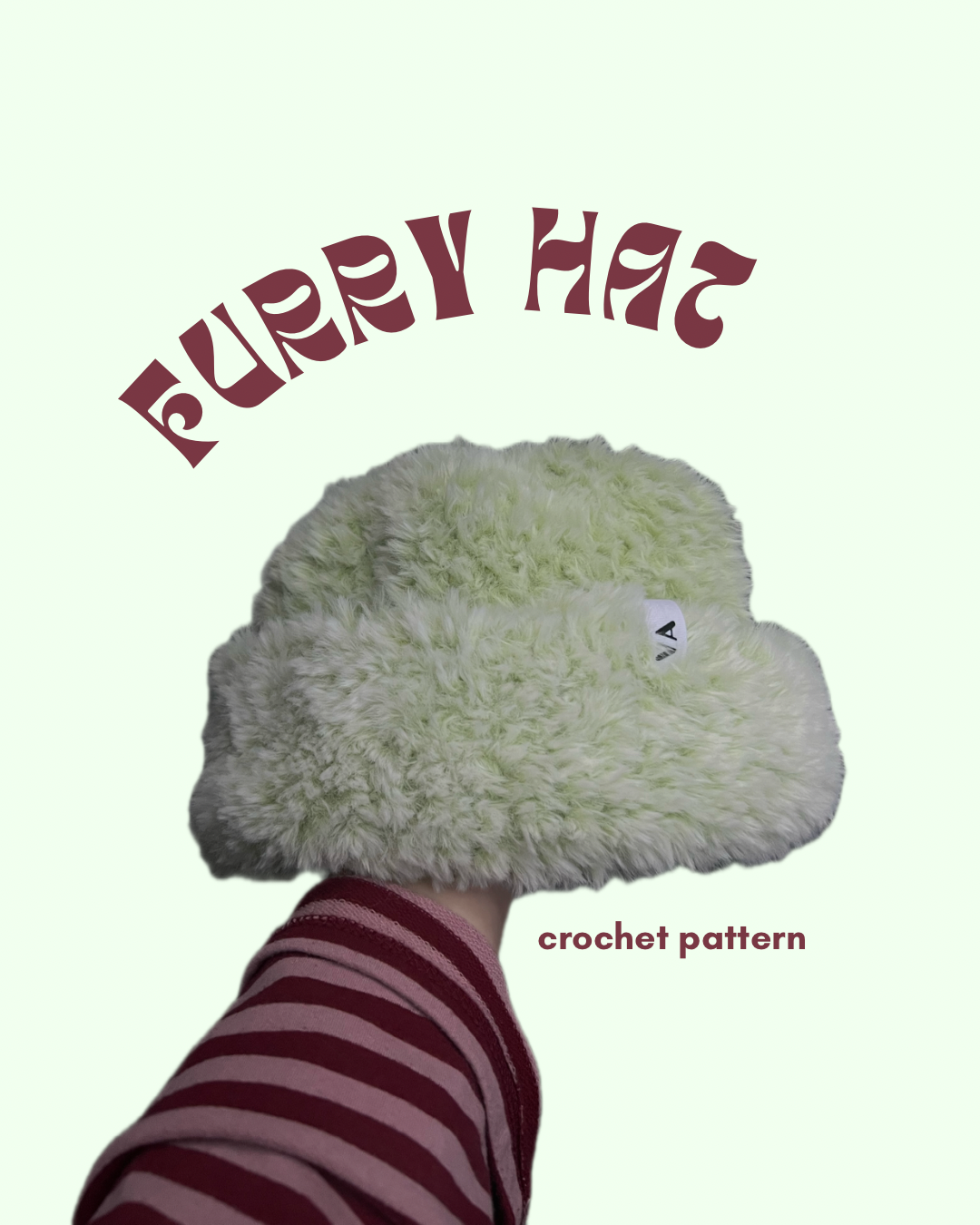Furry hat crochet pattern incl. video tutorial (english & deutsch)