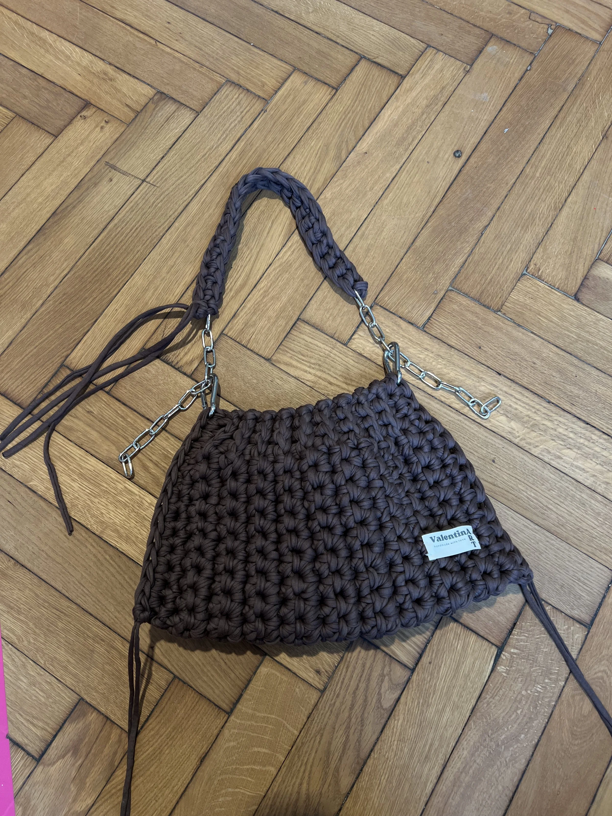 BAGGLE BAG (maxi) / coffee brown
