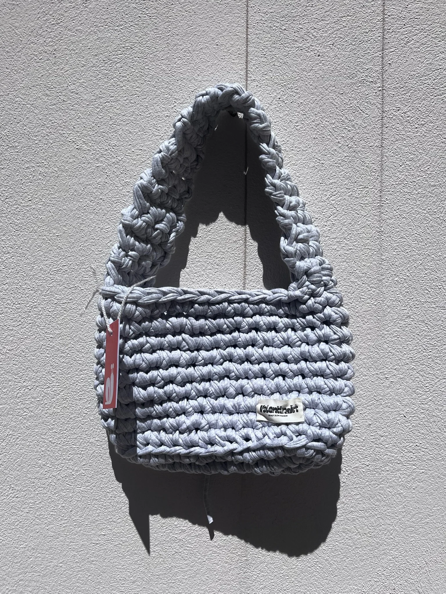 LOOPIE BAG // turquoise grey