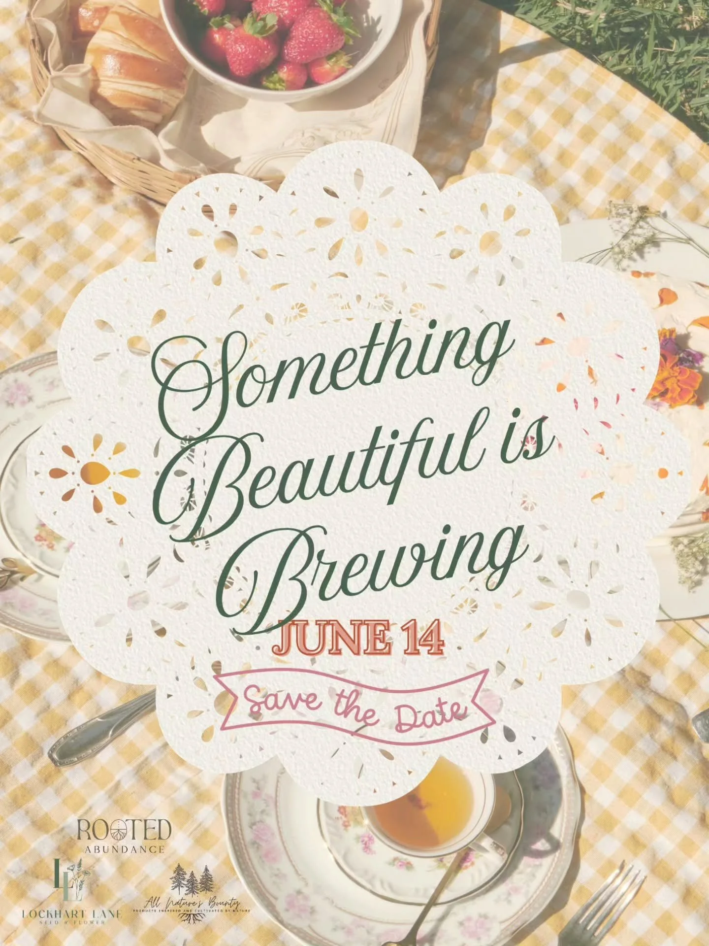 Just posting a little teaser.... we have something beautiful brewing for this June collab 🫖

Mark your calendars &mdash; tickets go live this weekend!

You&rsquo;re in for an afternoon of calm, care, and a little creativity as we stroll into summer 