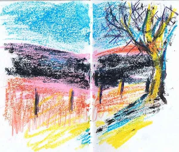 The heath – moorland near my home, on a sunny spring day.