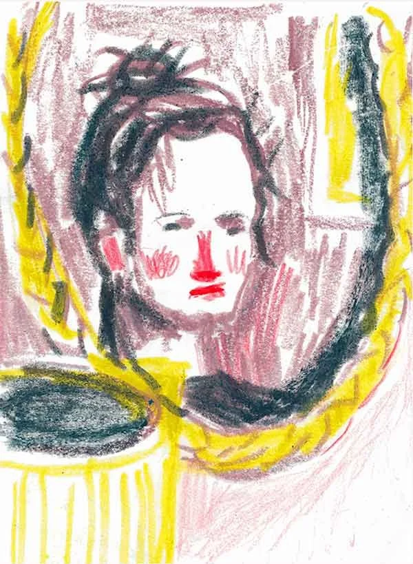 Mirror portrait – propped up with a cold