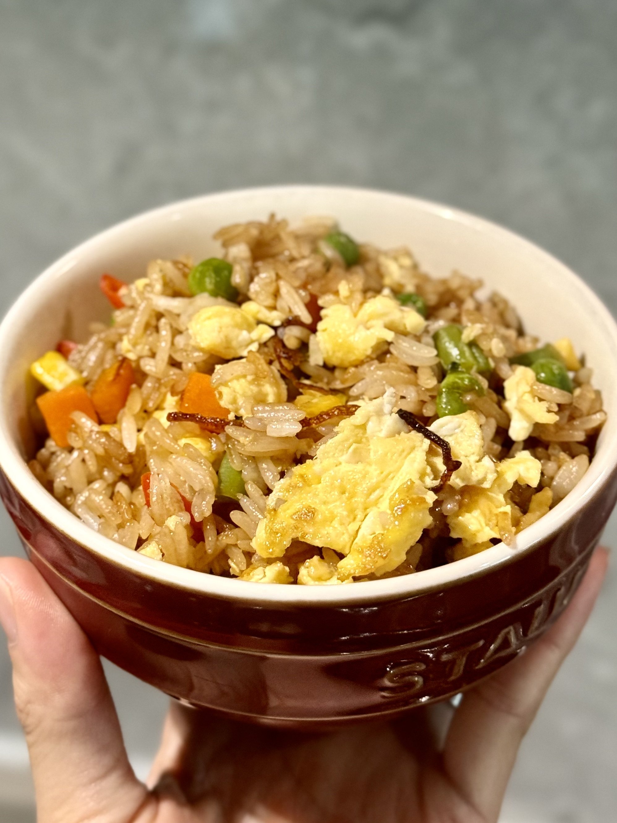 Childhood fave: after-school fried rice by my bestfriend’s helper