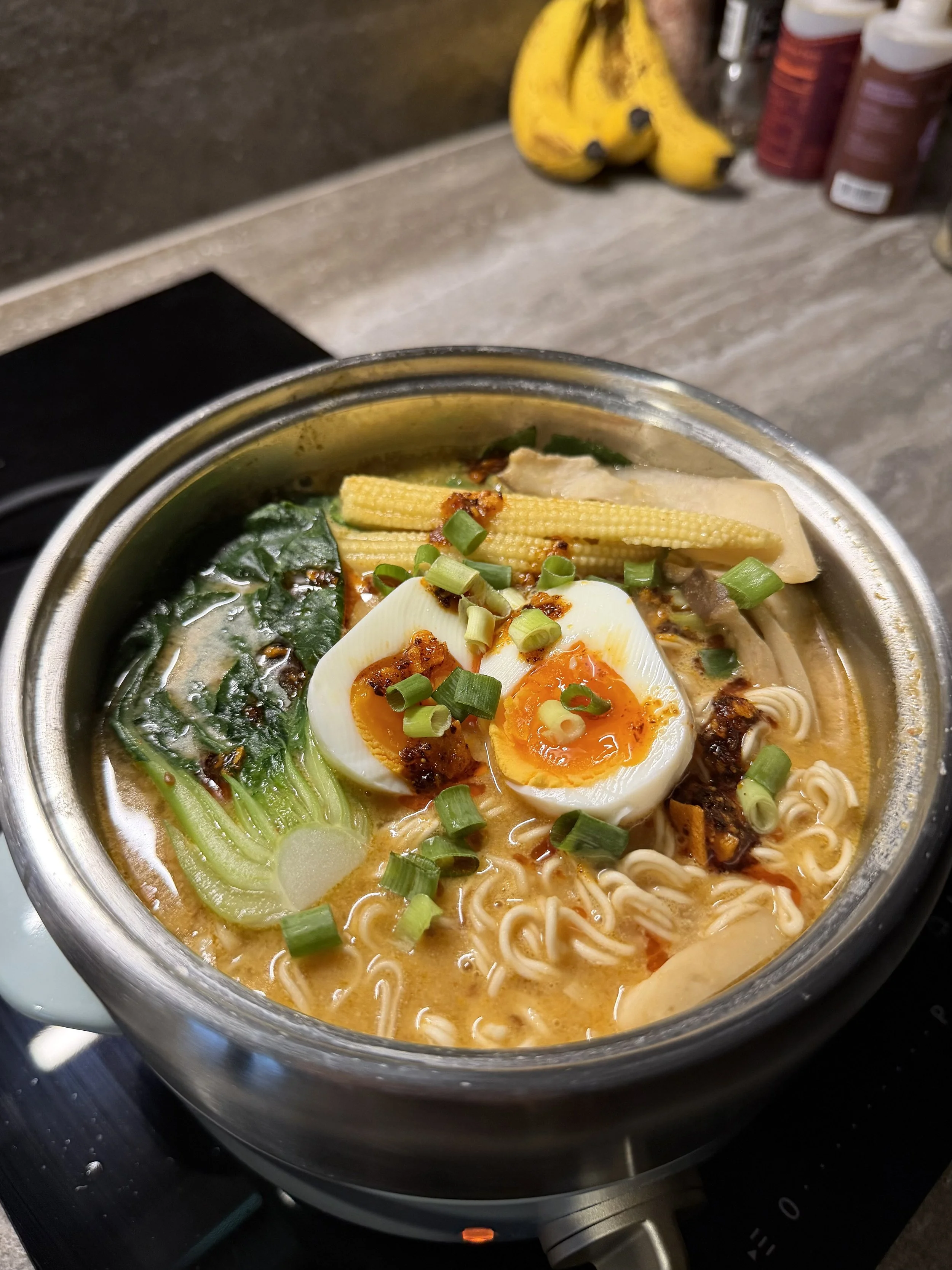 Creamy Miso “Instant” Noodles