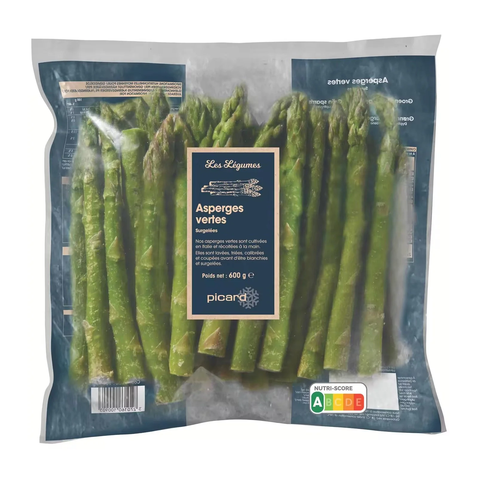 Frozen asparagus