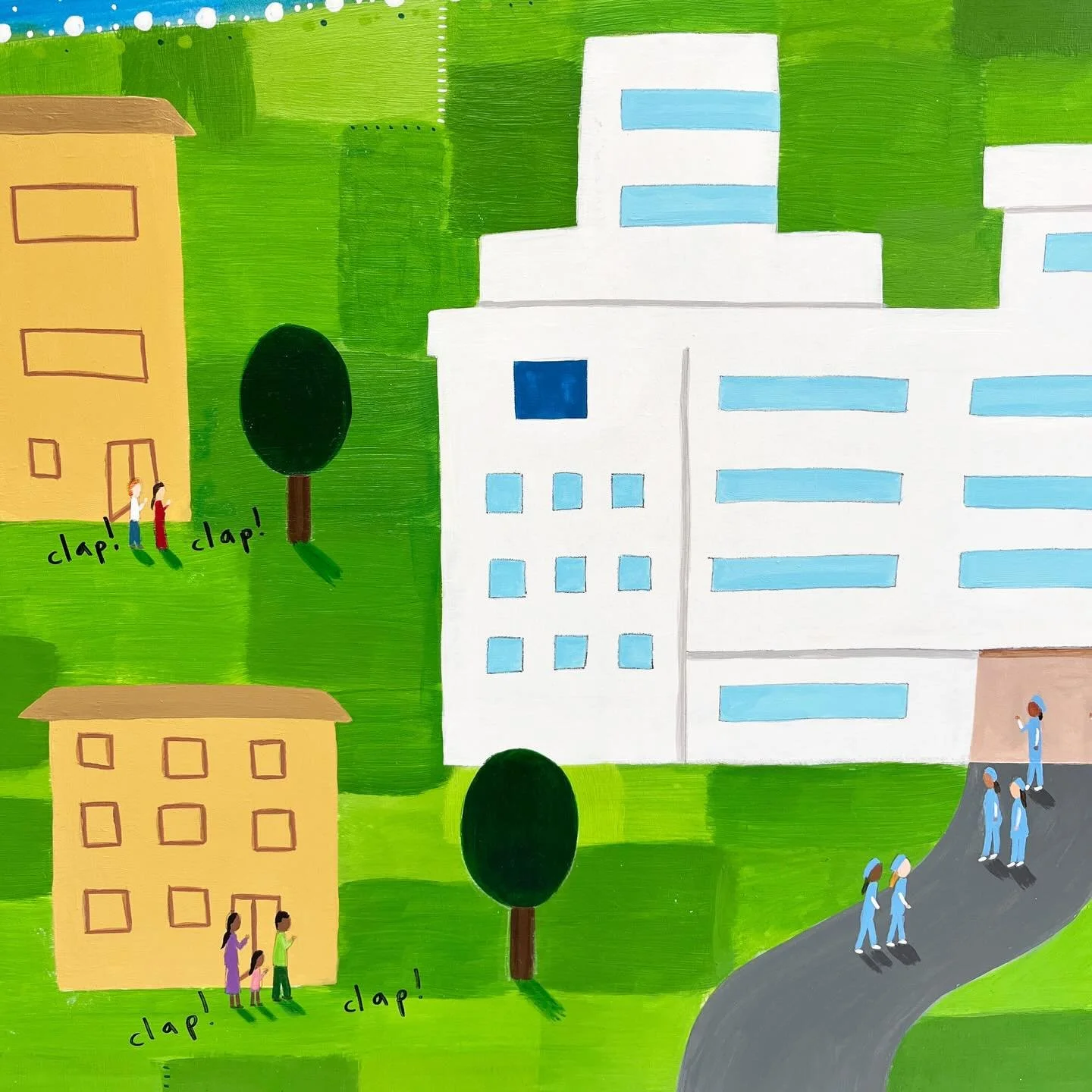 Covid&rsquo;s Hidden Scars - this mural will be part of an art installation for the Festival of the Mind. It reflects interviews with 54 critical care nurses conducted in 2020, during the early stages of the pandemic and again 5 years later. It has b