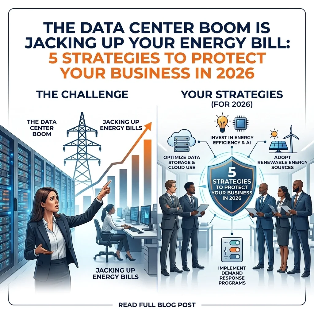 The Data Center Boom is Jacking Up Your Energy Bill: 5 Strategies to Protect Your Business in 2026